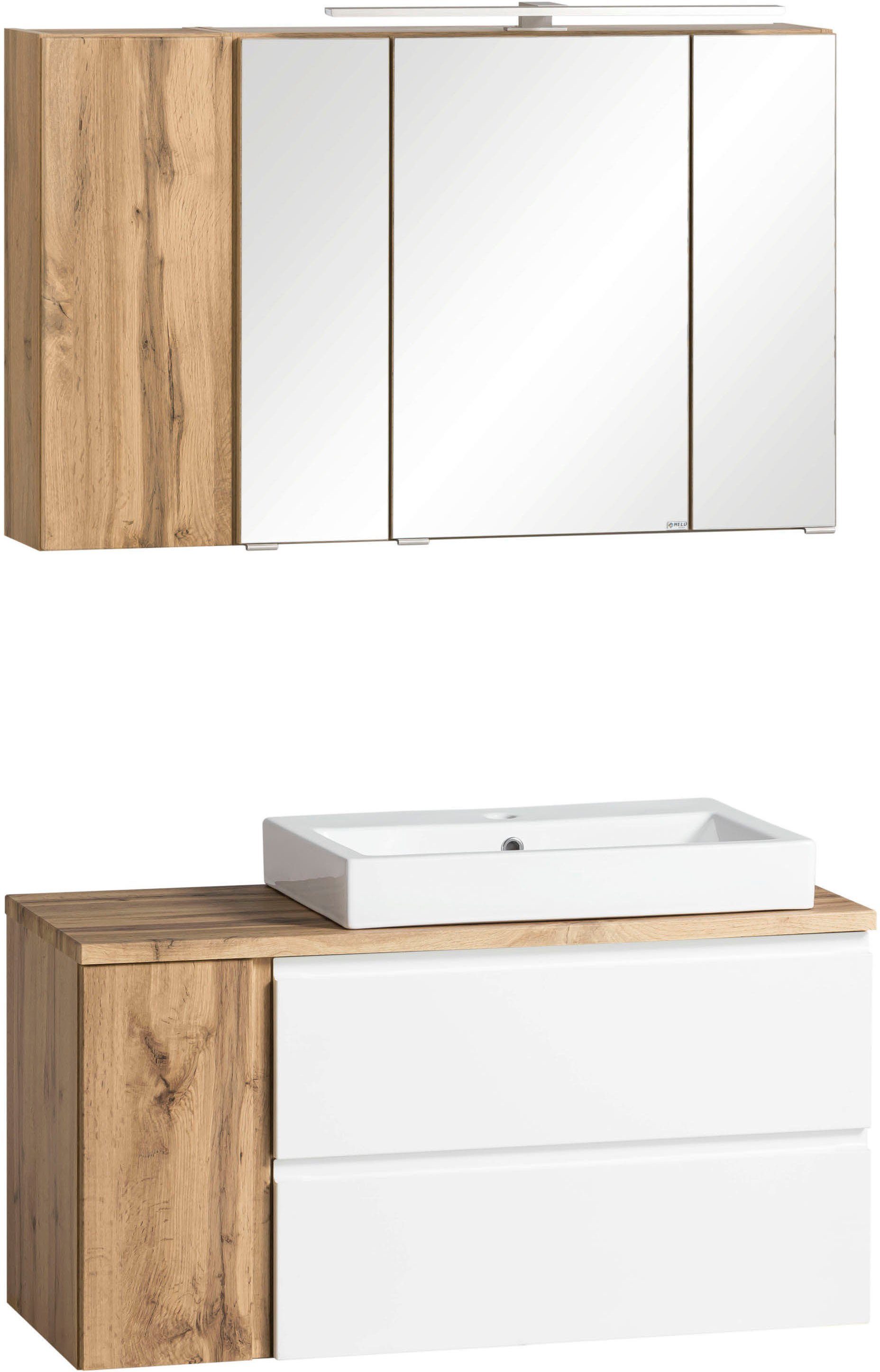 welltime Badmöbel-Set Sölden, (2-St)