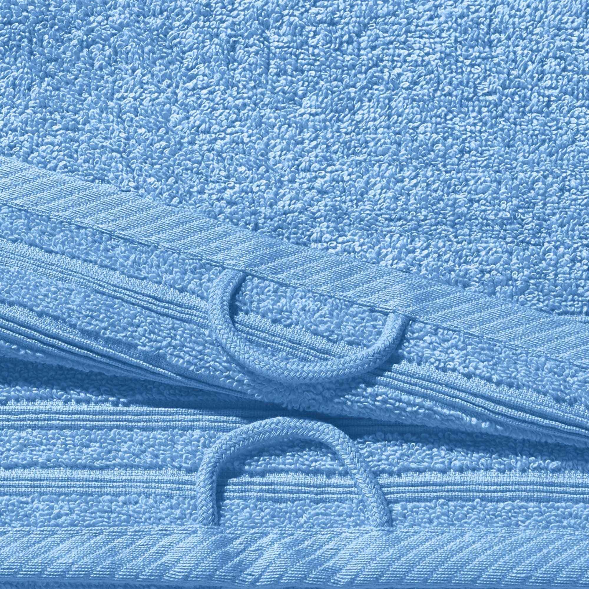 Erwin Müller Gästehandtuch Gästetuch "Heidelberg" 2er-Pack, Frottier, Walk-Frottier Uni – Bild 5 von 5