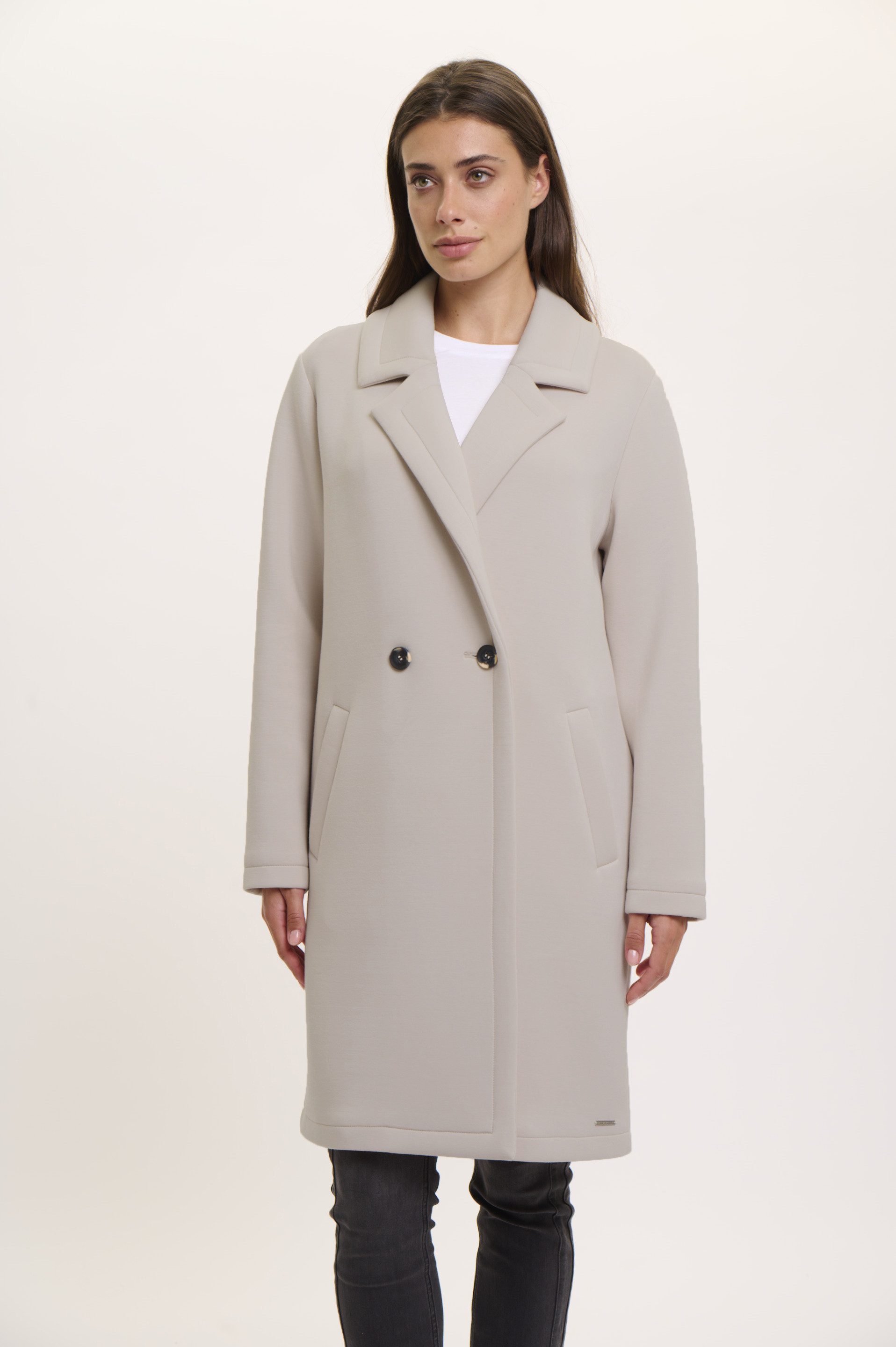 Rino & Pelle Kurzmantel DANJA mit Reverskragen und Zweiknopf-Verschluss günstig online kaufen