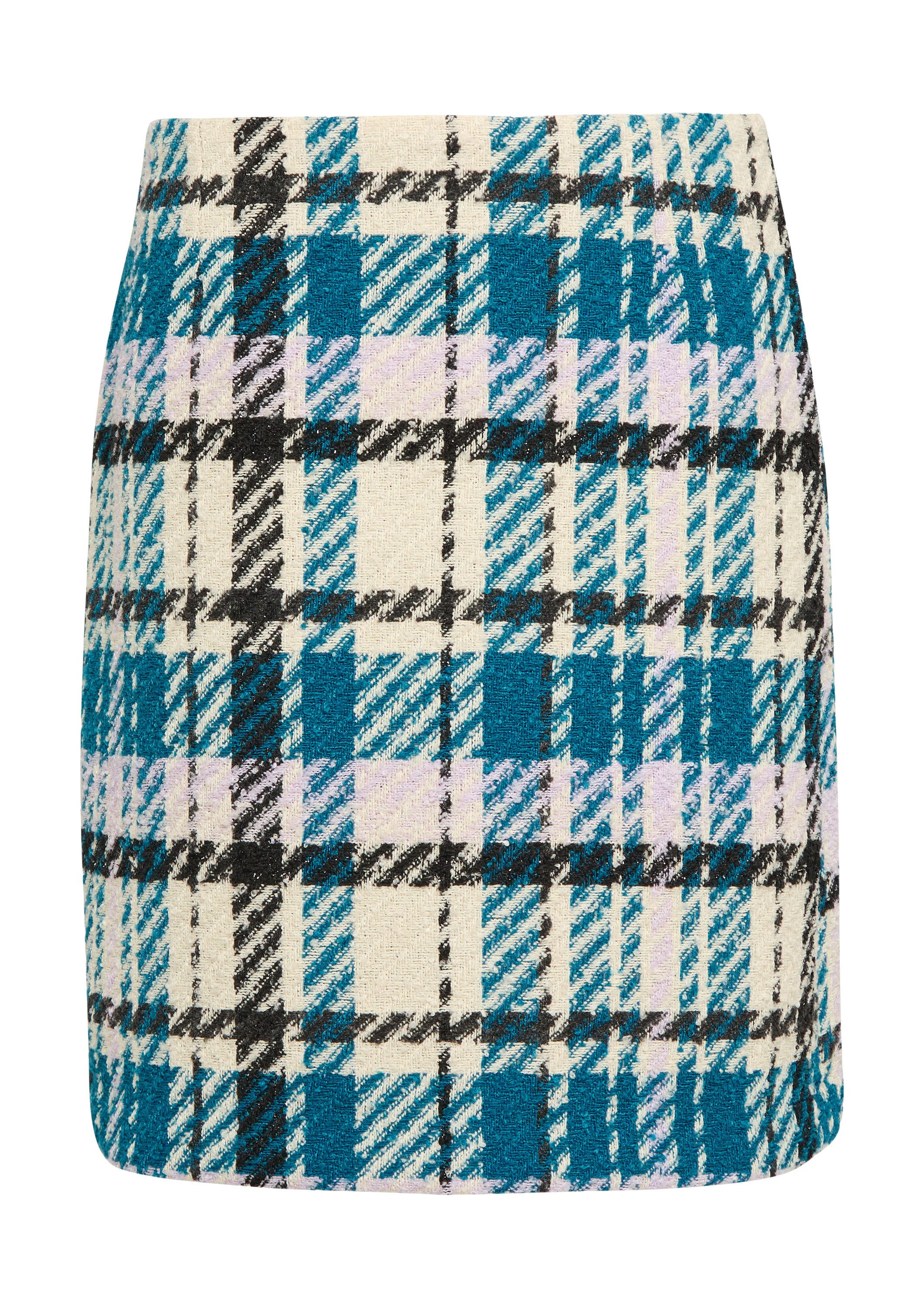 s.Oliver Minirock Rock Karierter Rock in Bouclé-Optik günstig online kaufen