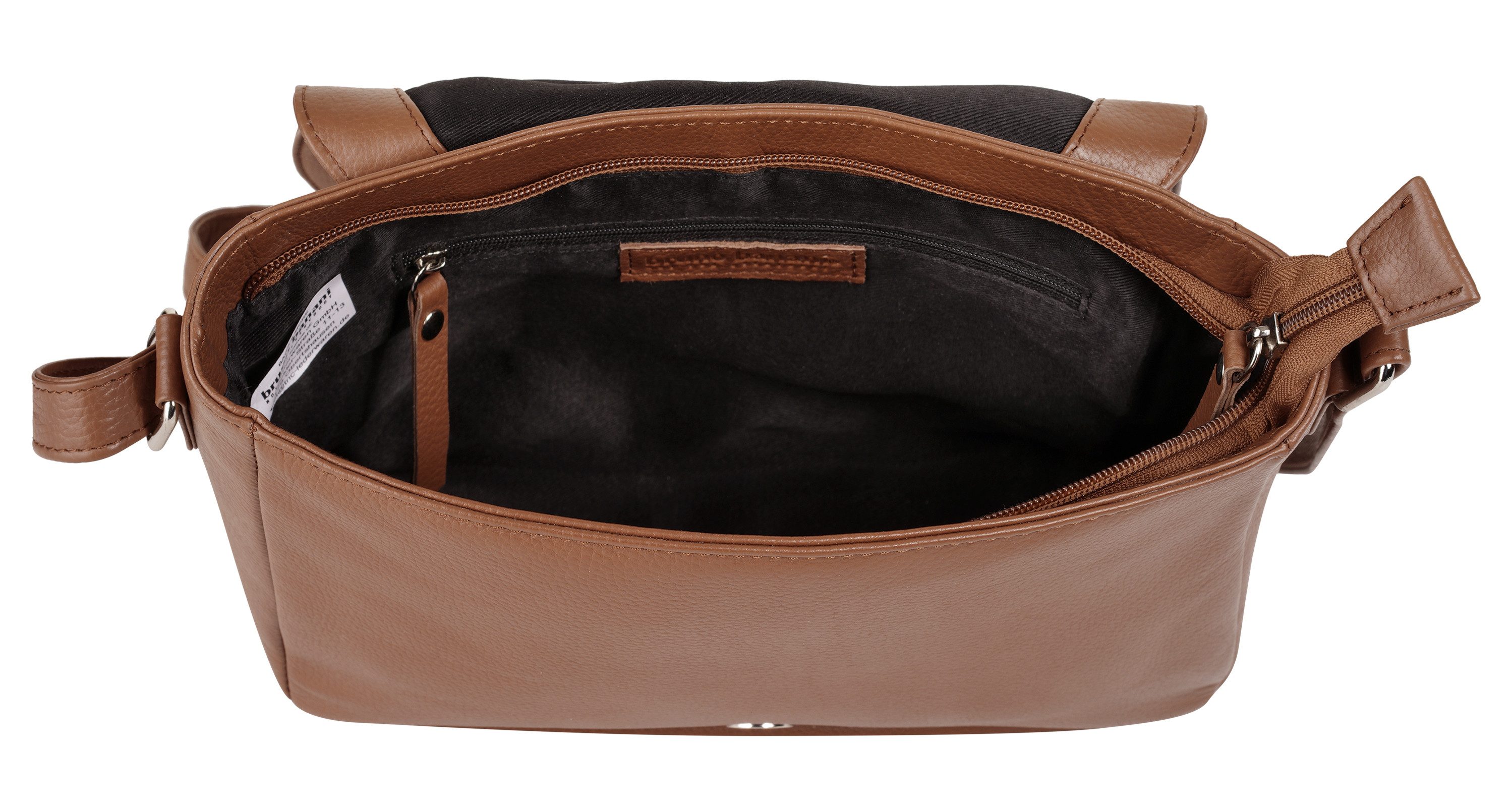 Bruno Banani Umhängetasche, echt Leder