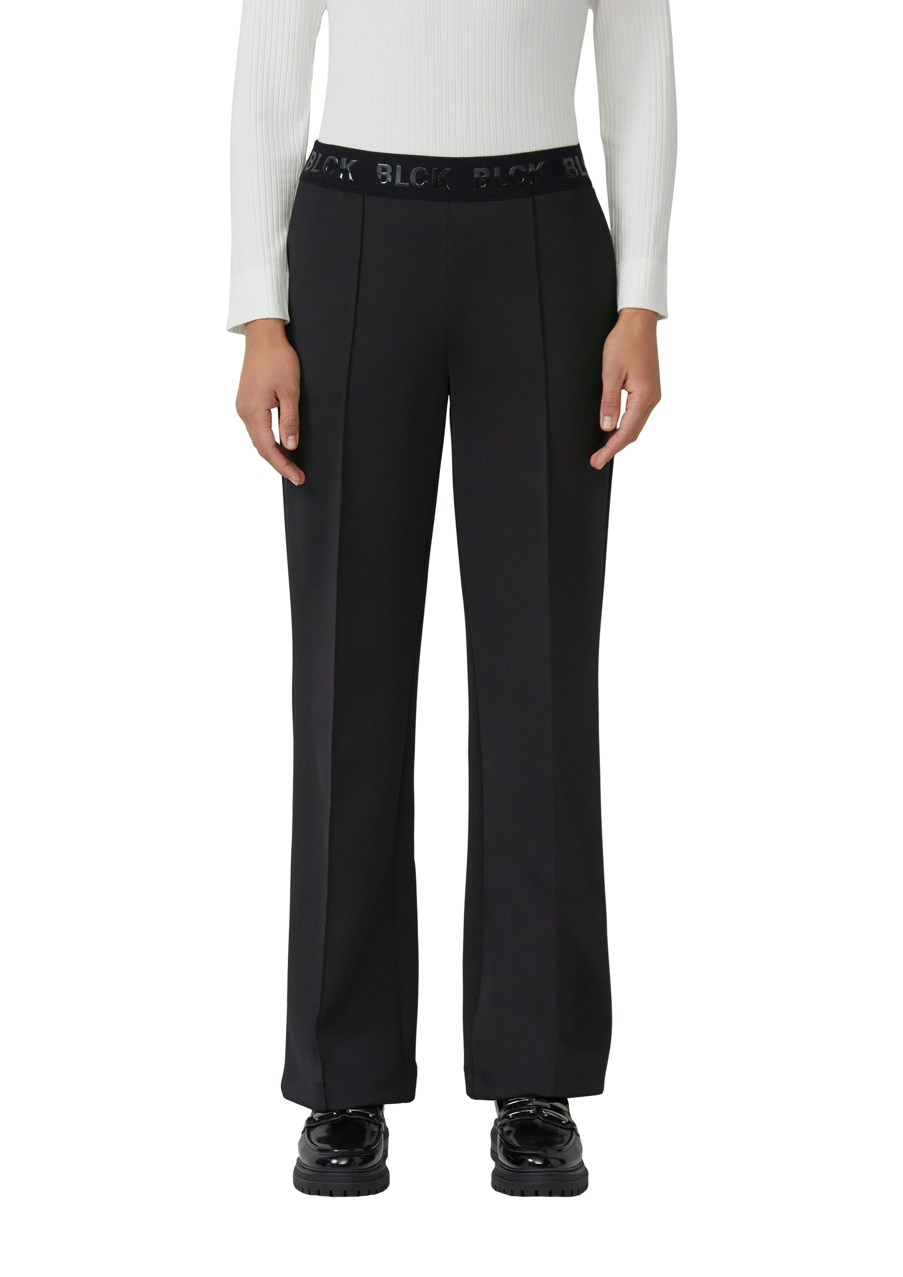 s.Oliver BLACK LABEL Stoffhose mit elastischem Bund