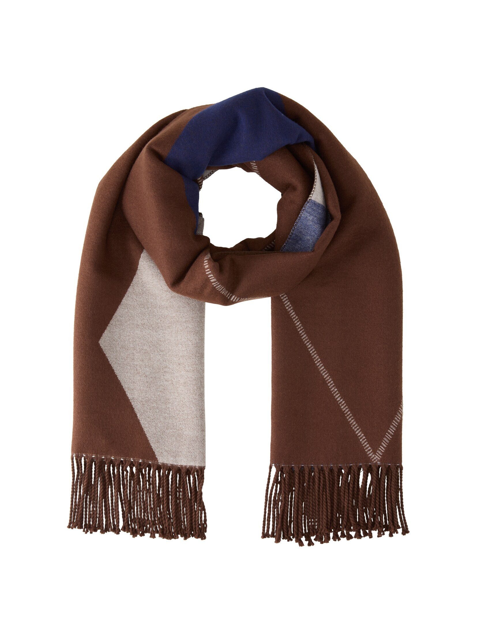 TOM TAILOR Strickschal Accessoire, Schal mit Argyle-Muster günstig online kaufen