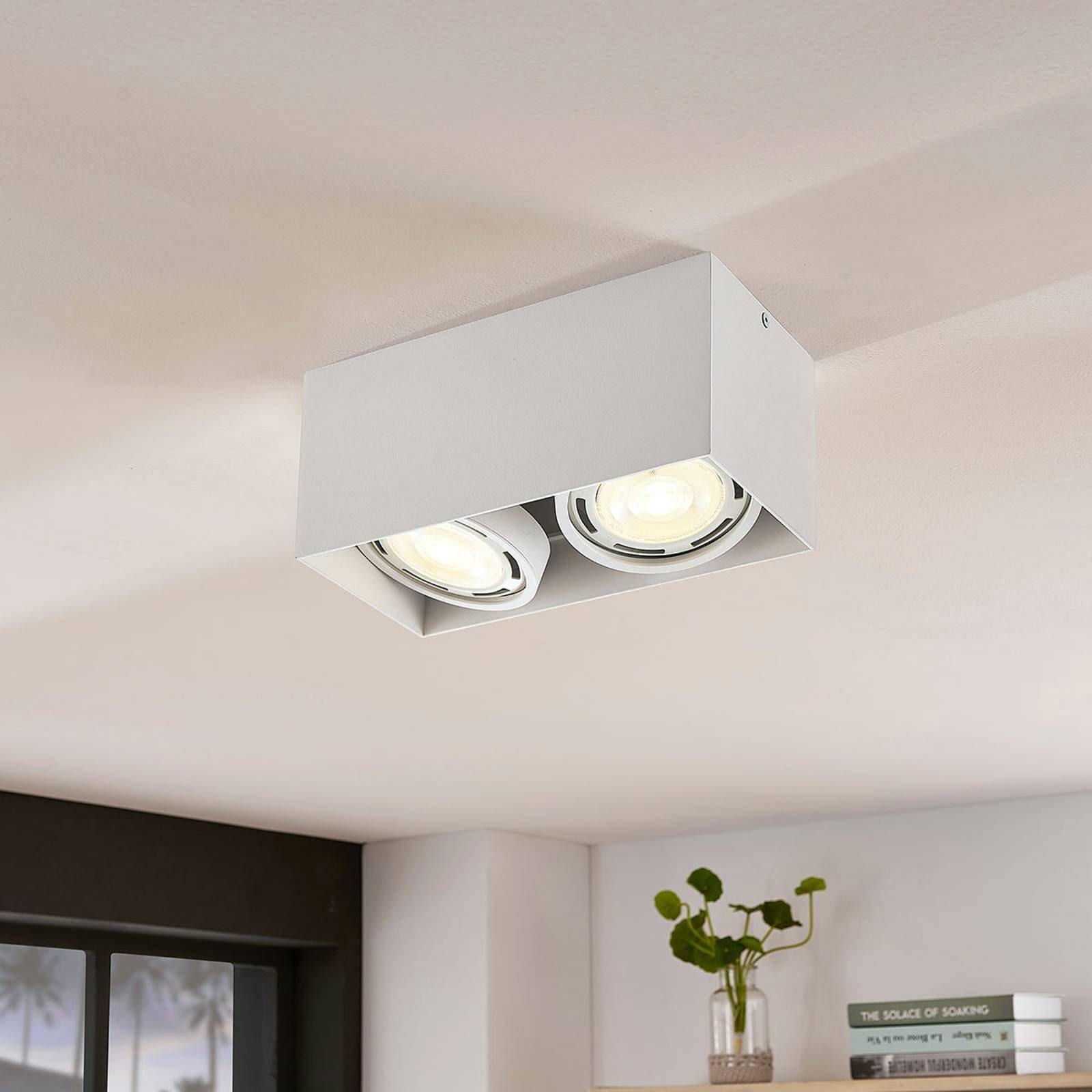 Arcchio Deckenstrahler Mabel, Metall, Weiß IP20, 2 x 20 W LED