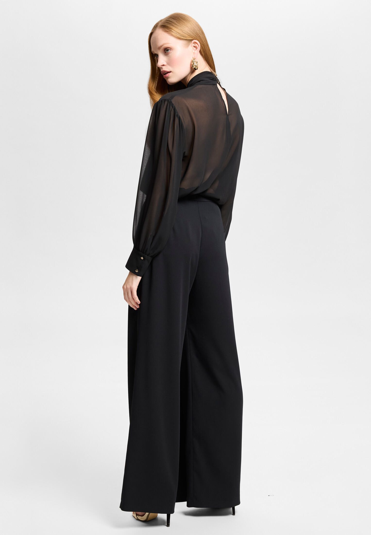 SWING Chiffonbluse - Schluppenbluse aus Chiffon