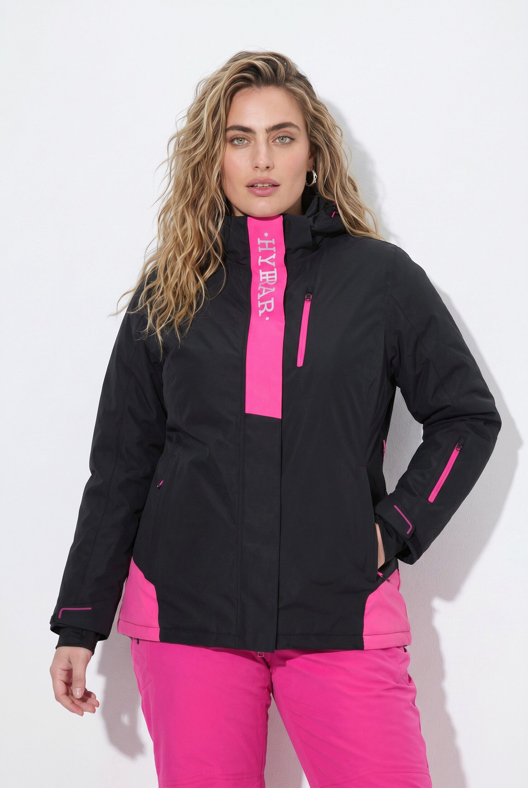 Ulla Popken Skijacke HYPRAR Performance-Jacke wasserdicht Kapuze
