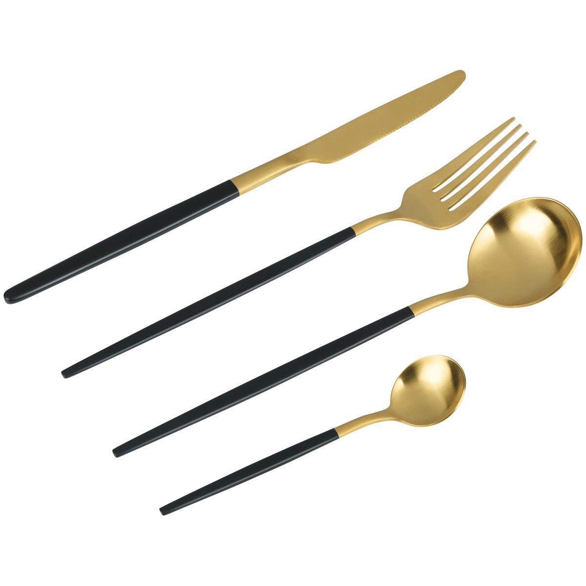 Alpina Besteck-Set Alpina Besteckset 16-teilig - Edelstahl für 4 Personen, Edelstahl