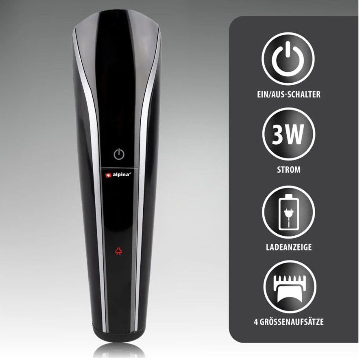 *Alpina* Haarschneider Haarschneidemaschine, 6-in-1-Funktionalität, wiederaufladbar