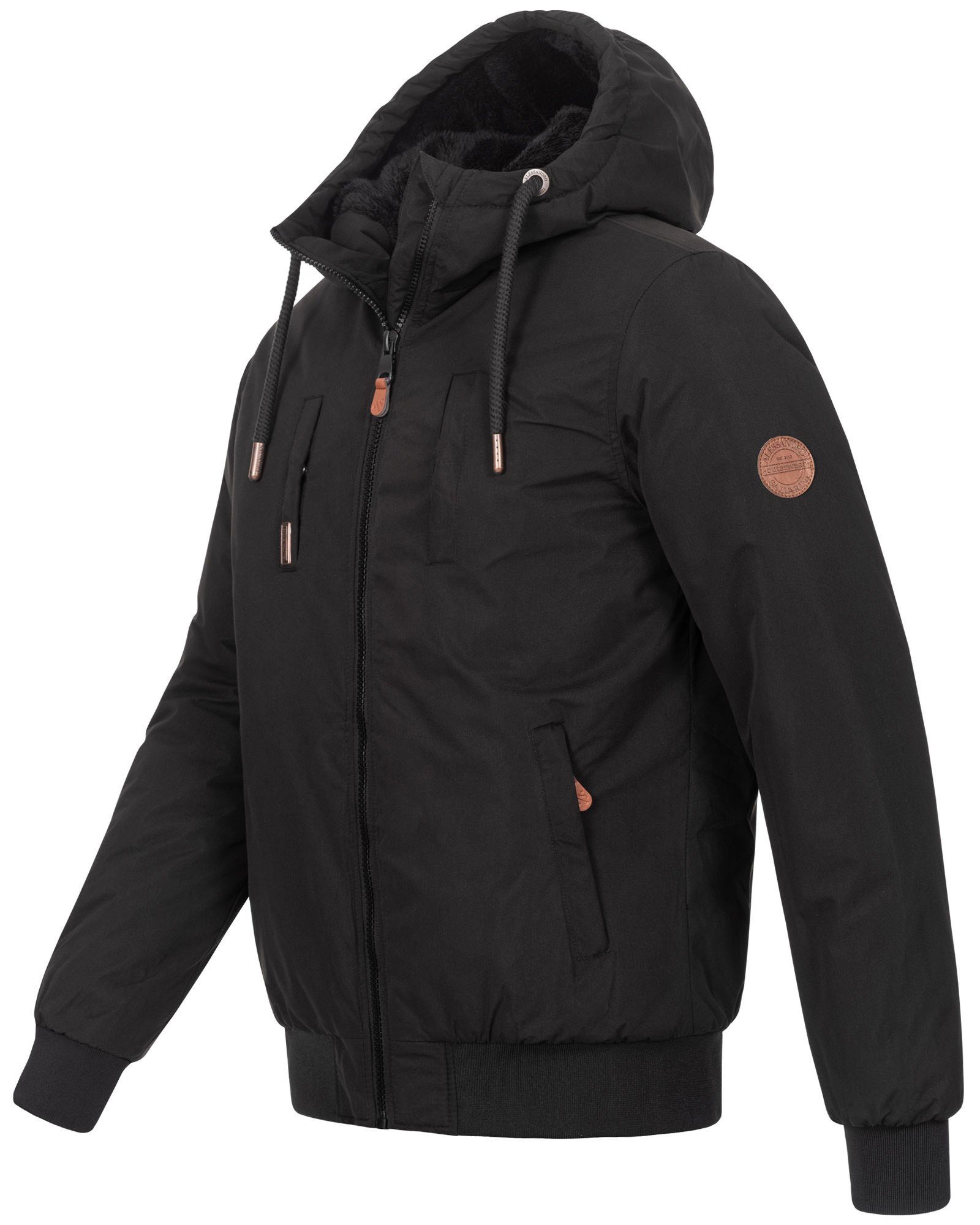 Alessandro Salvarini Winterjacke ASWeighty mit weichem Teddyfell innen