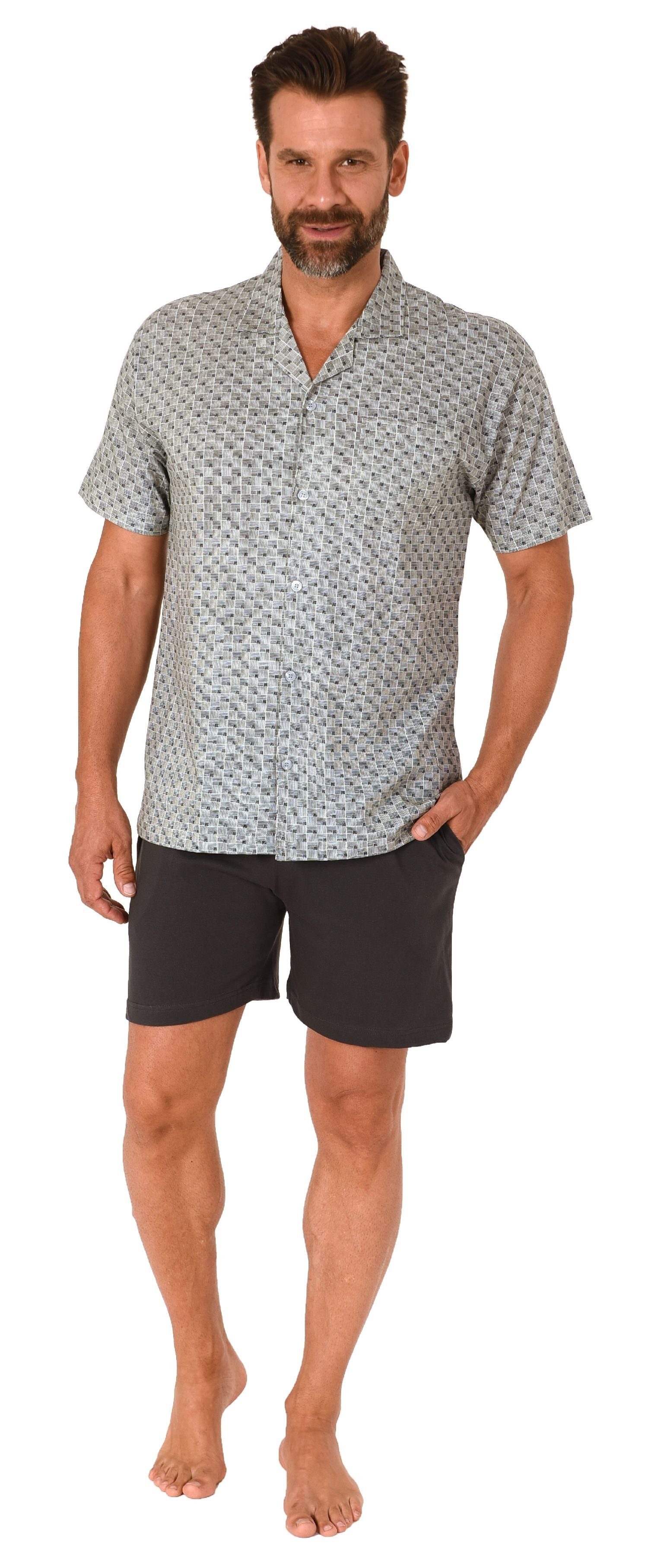Normann Pyjama Herren kurzarm Schlafanzug Shorty günstig online kaufen