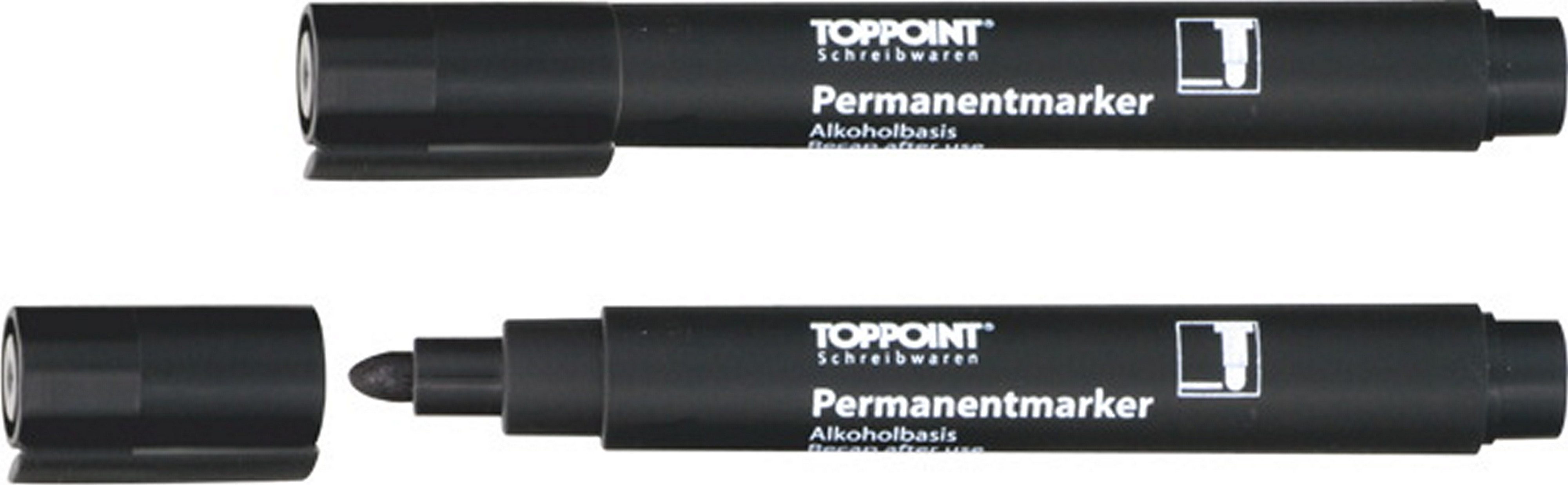 Marker Permanentmarker Allzweckmarker Marker Filzschreiber 4,0mm schwarz