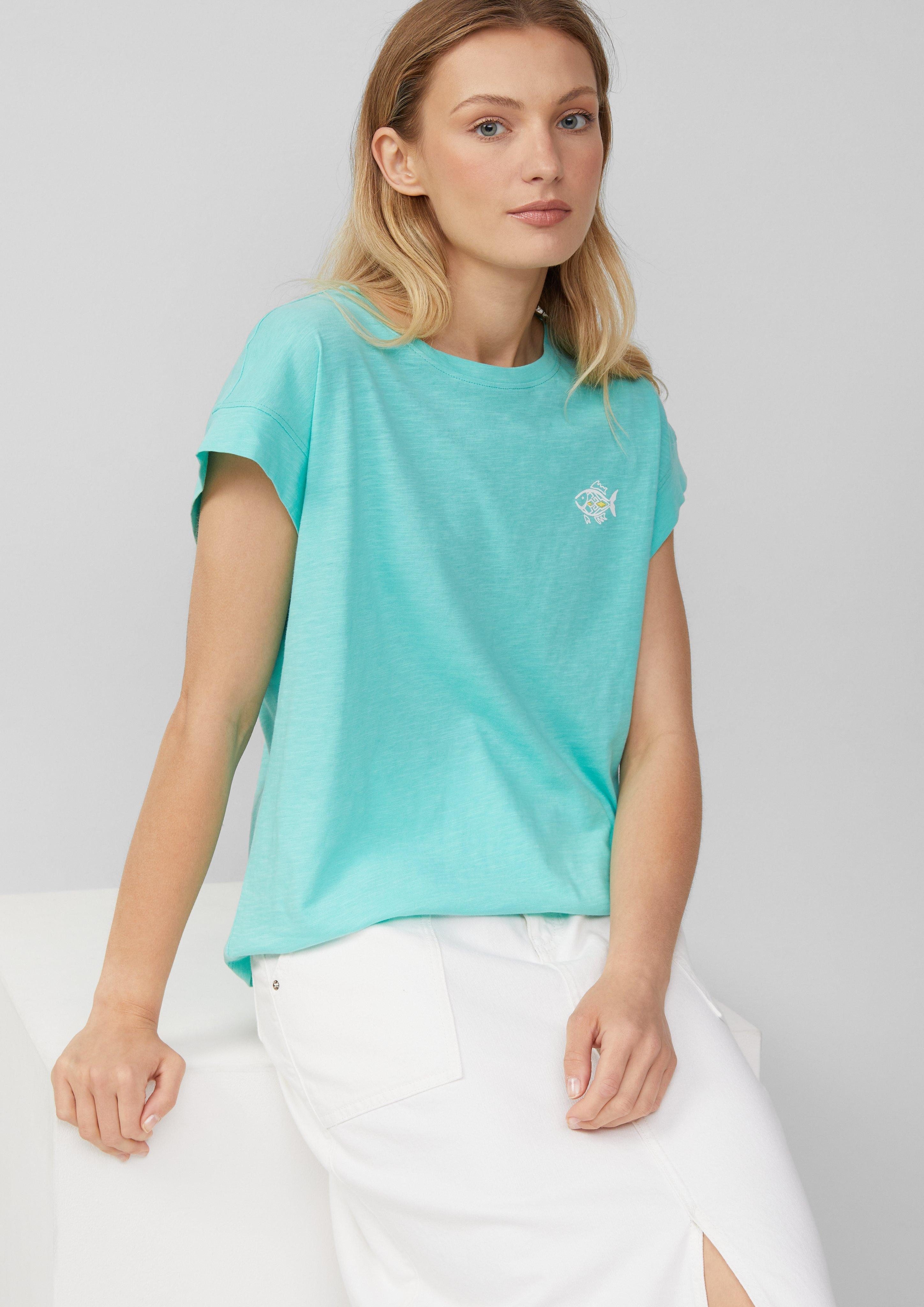 s.Oliver Shirttop T-Shirt im Relaxed Fit günstig online kaufen