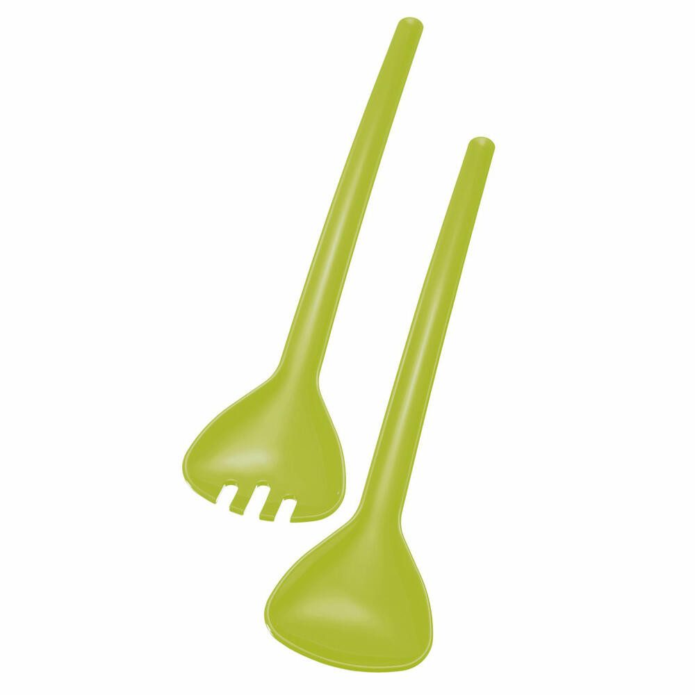 WESTMARK Salatbesteck 2-tlg., Länge: 26,6 cm, Farbe: Grün oder Klar (zufälligeAuswahl)