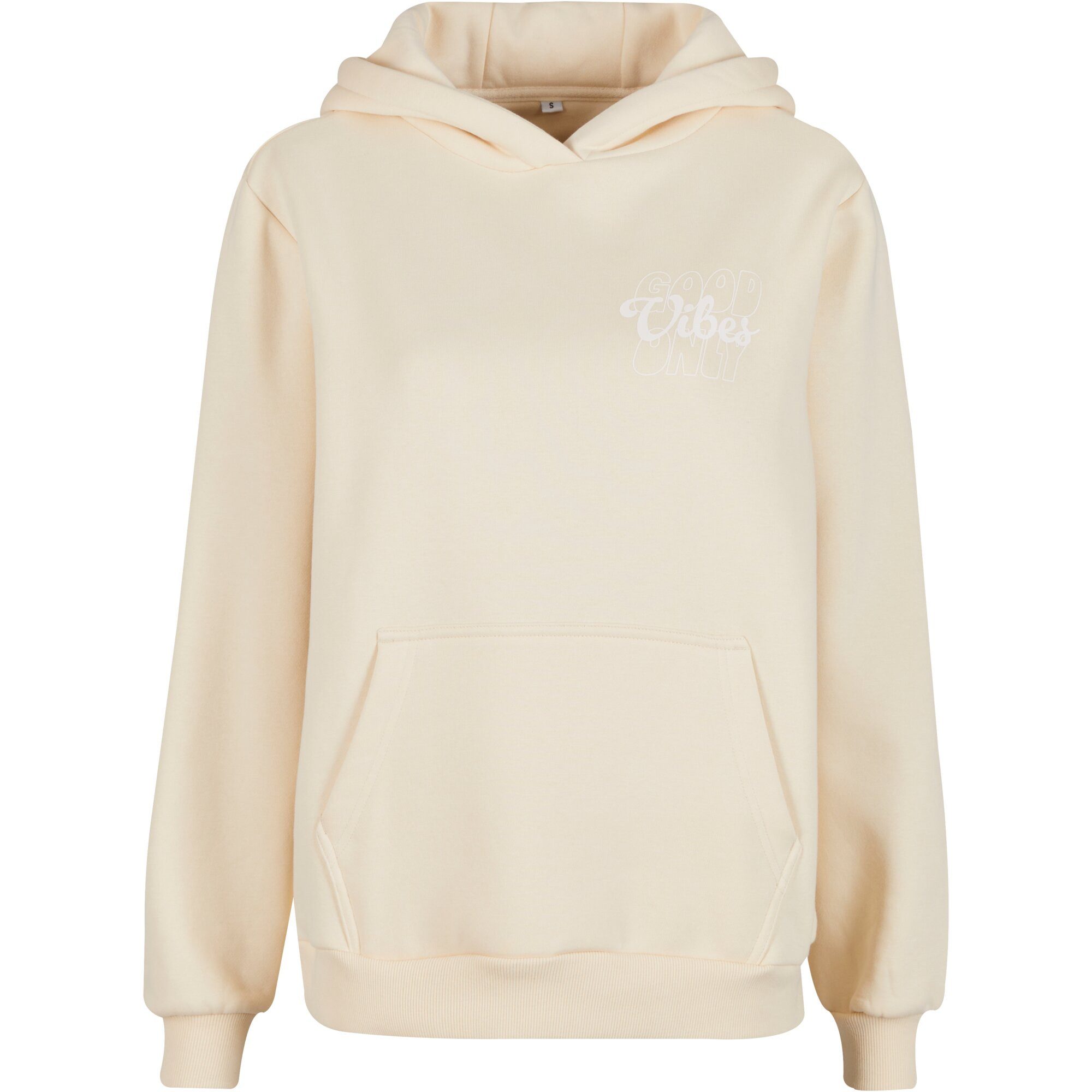 Kapuzensweatshirt Miss Tee Good Vibes Ladies Fluffy Hoody