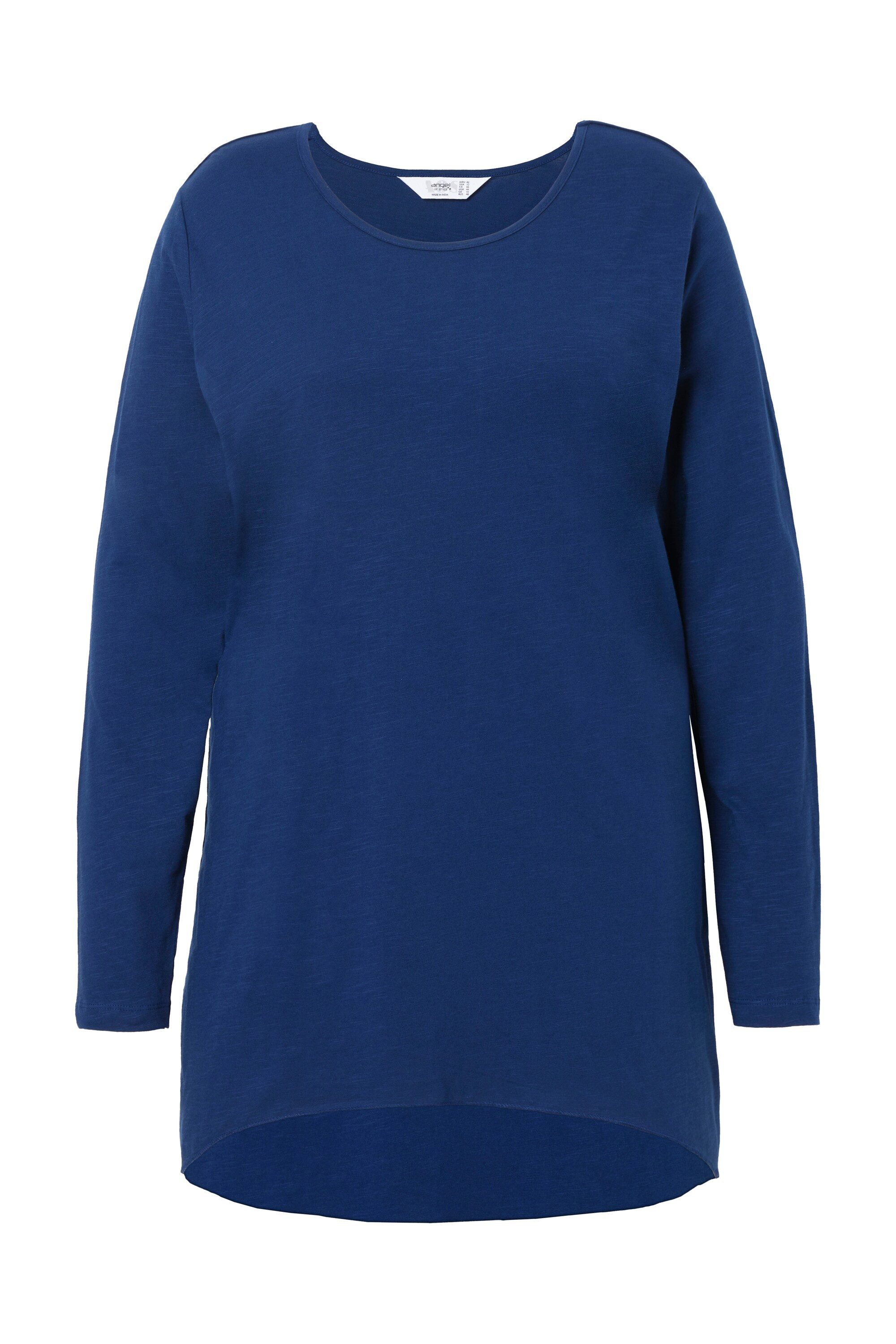 Angel of Style T-Shirt Longshirt bequeme Passform Rundhals Langarm günstig online kaufen