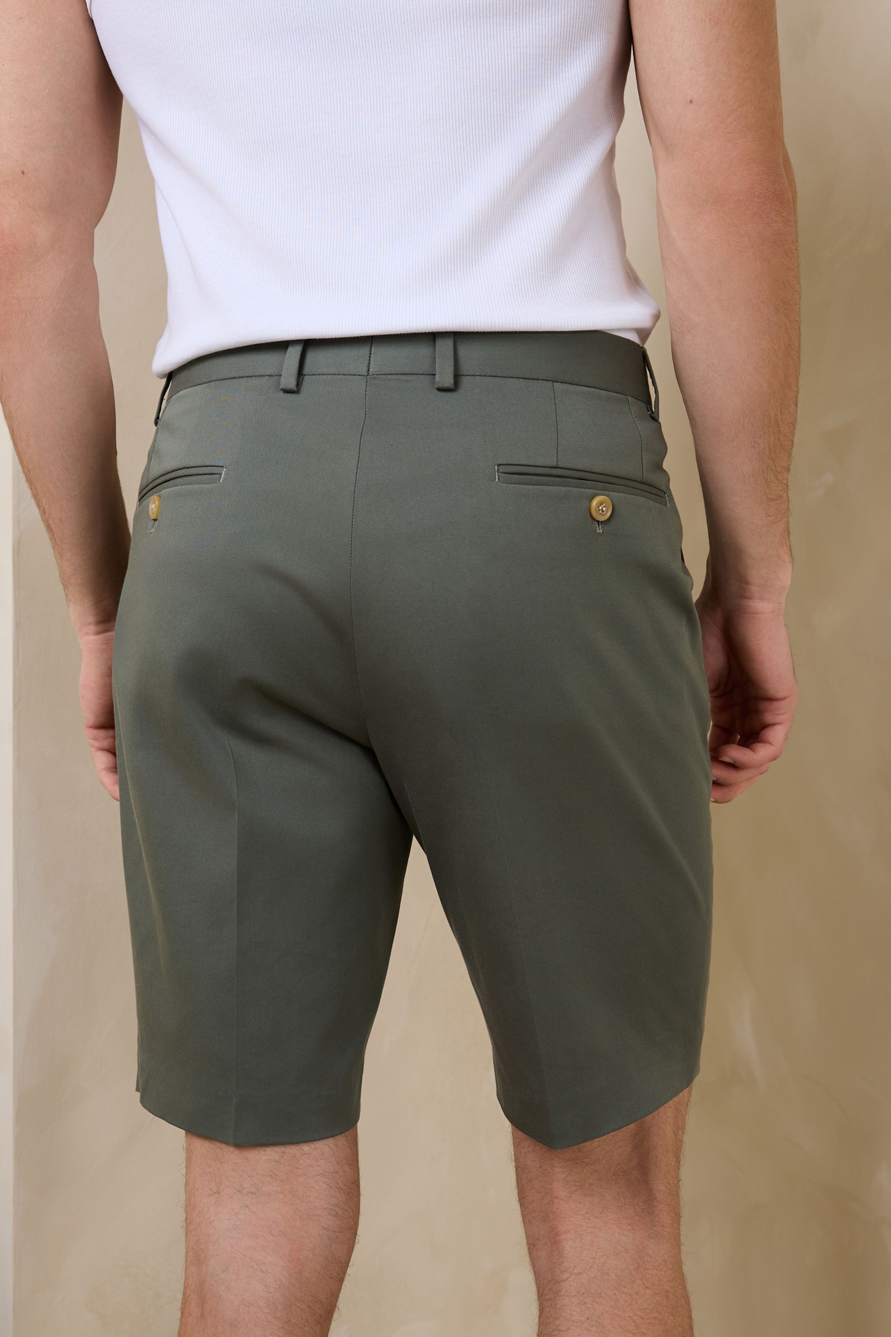Next Shorts Elegante Chino-Shorts mit Bundfalten (1-tlg)