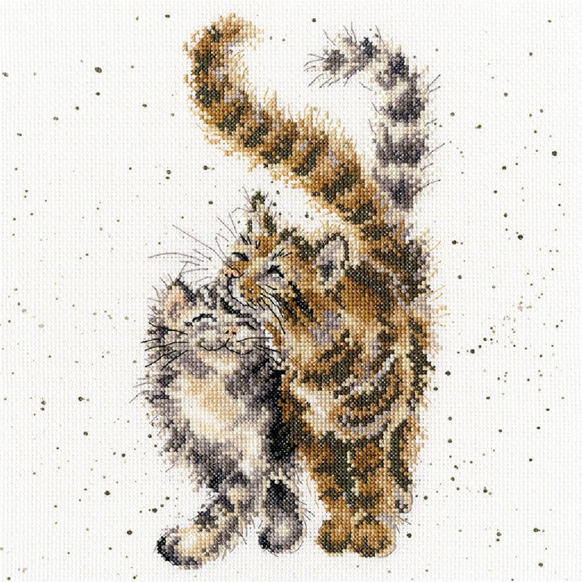Bothy Threads Kreativset Bothy Threads Kreuzstich-Set "Feline", (embroidery kit by Marussia)
