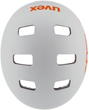 Uvex Kinderfahrradhelm Kid 3 cc Dirtbike grey-orange mat