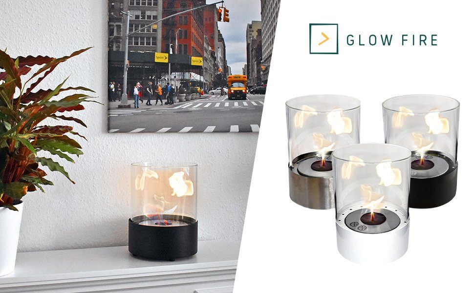 GLOW FIRE Echtfeuer-Dekokamin Ethanolkamin Glow Fire günstig online kaufen