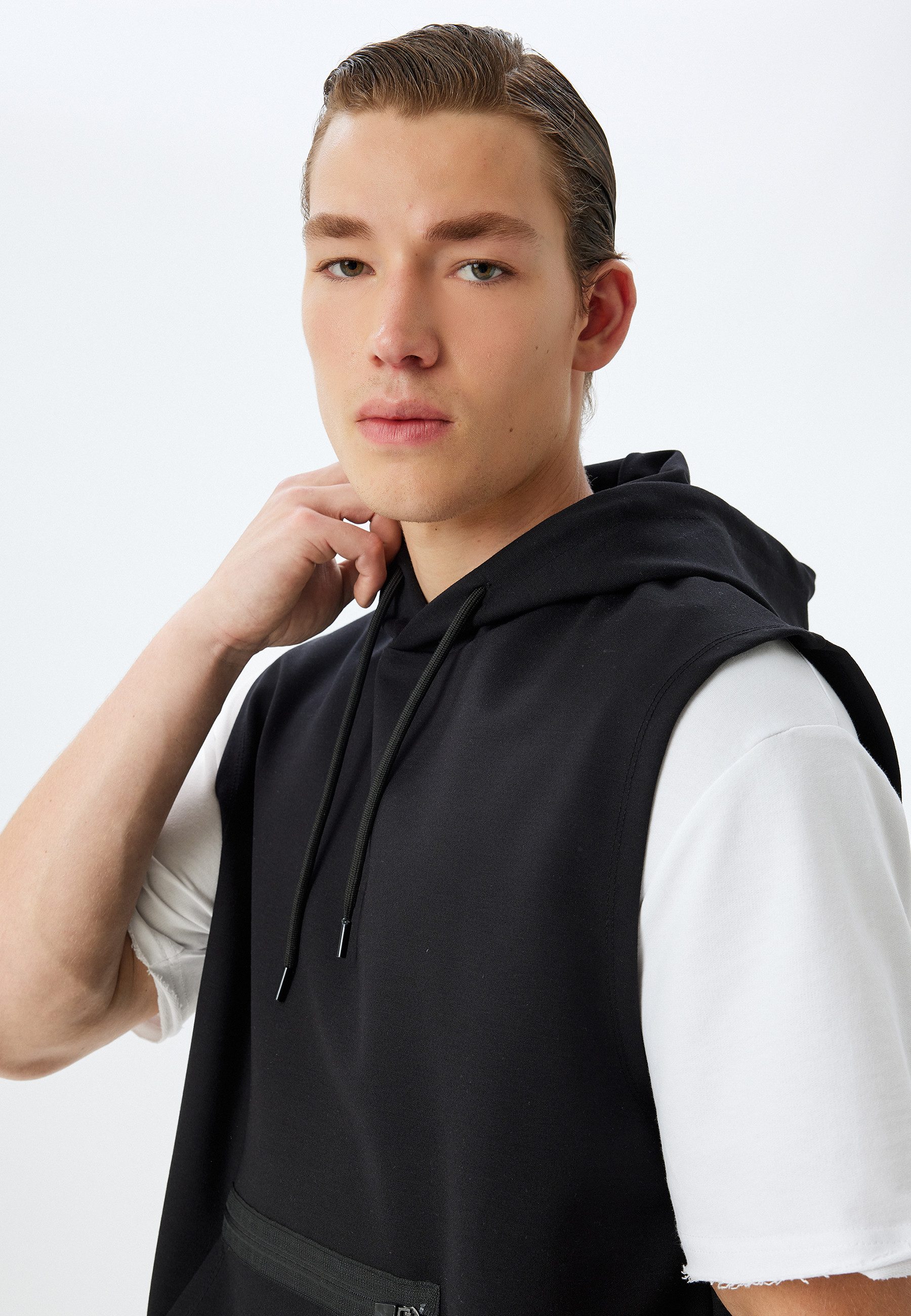 Koton Kapuzensweatshirt Kapuzenkragen Mit Reißverschlussdetail