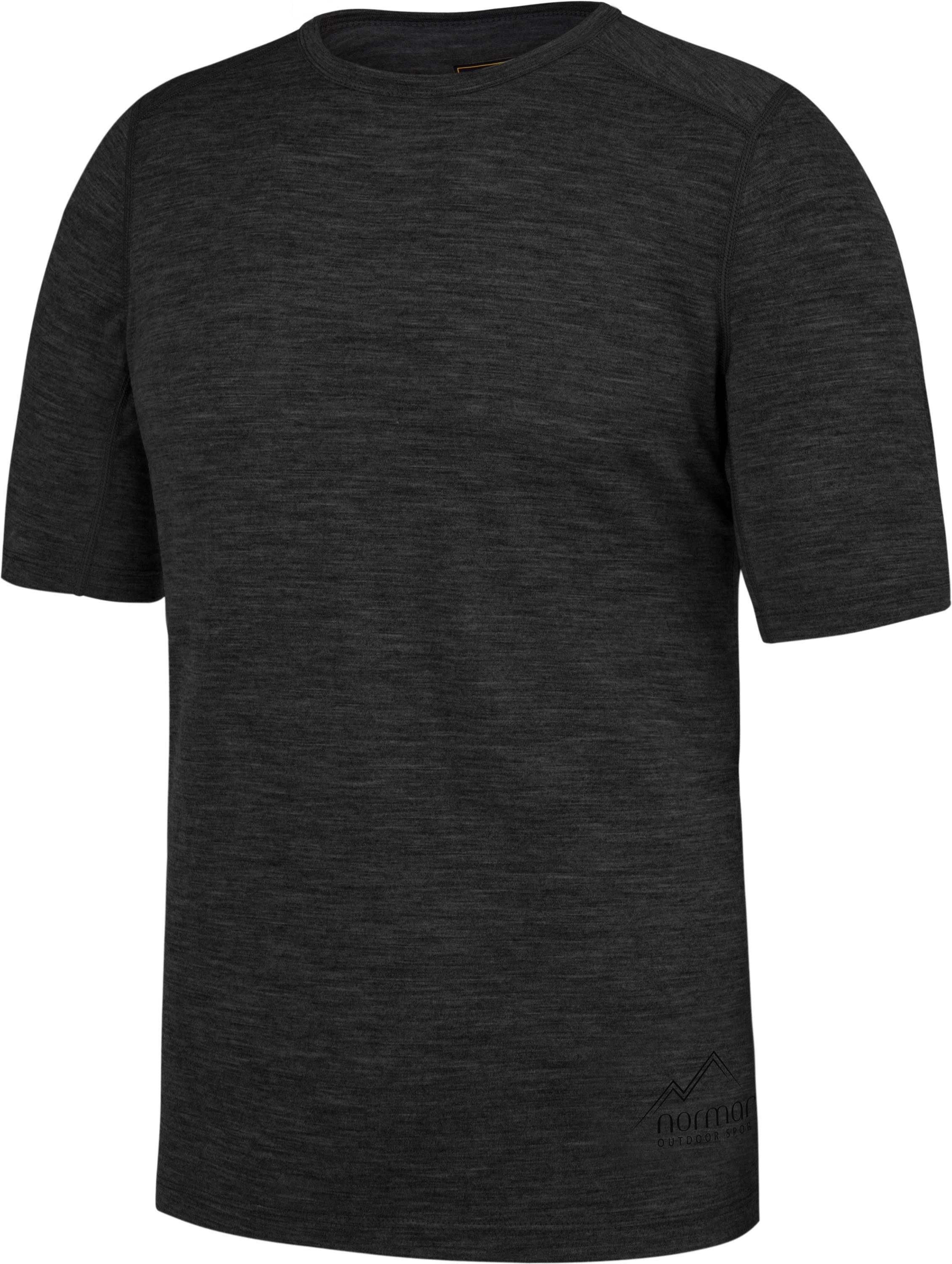 normani Thermounterhemd Herren Merino T-Shirt Darwin Kurzarm T-Shirt Thermounterwäsche aus Merinowolle