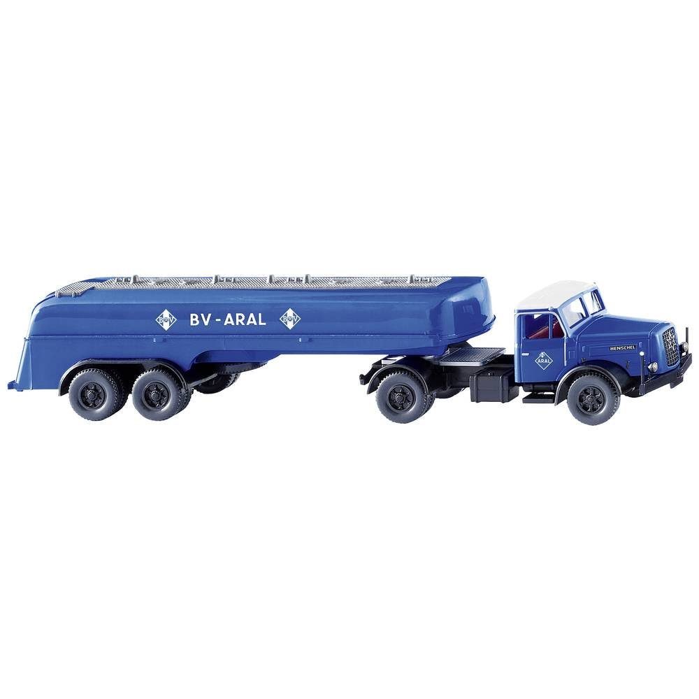Modelleisenbahn-Straße H0 Tanksattelzug (Henschel) "Aral"