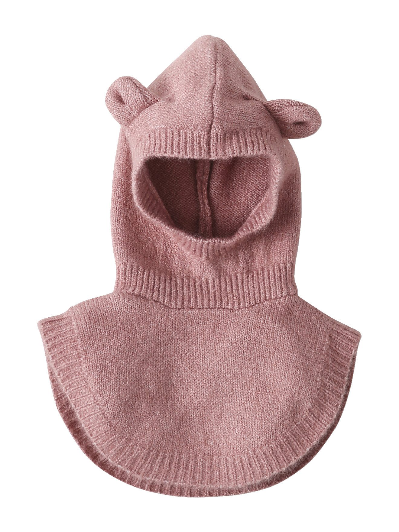 vertbaudet Beanie Mädchen Baby Schalmütze mit Teddyohren