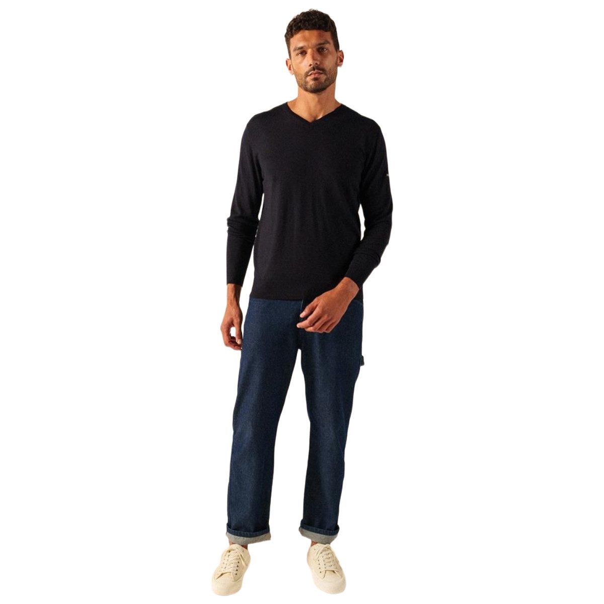 Saint James V-Ausschnitt-Pullover 4693 Herren Pullover Trieste Col V