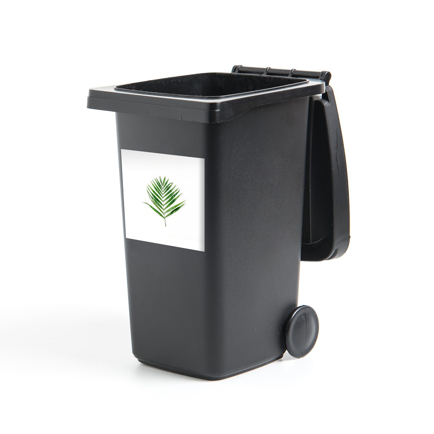 MuchoWow Wandsticker Tropisch - Blatt - Grün (1 St), Mülleimer-aufkleber, Mülltonne, Sticker, Container, Abfalbehälter