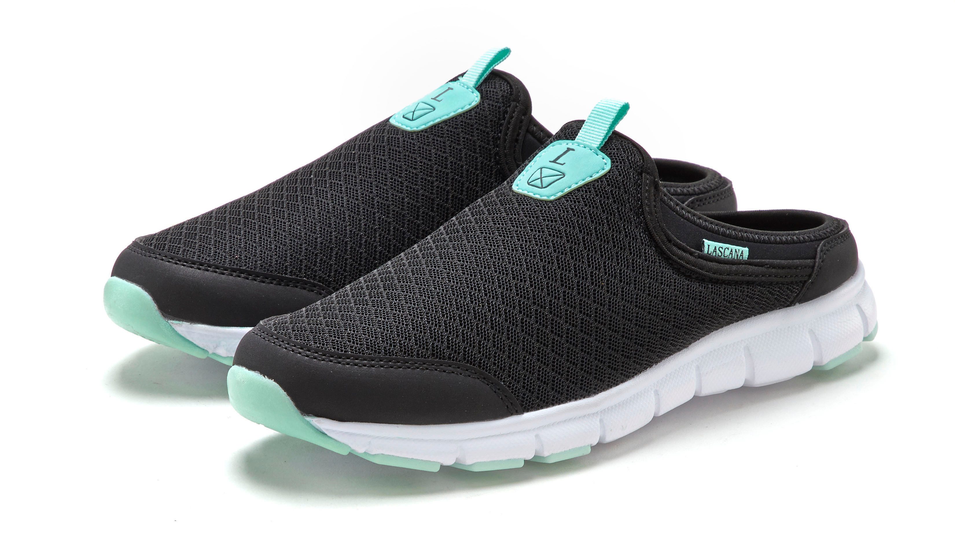 LASCANA Sneaker Halbschuh, Freizeitschuh, Sabot, Clogs aus leichtem Mesh-Ma günstig online kaufen