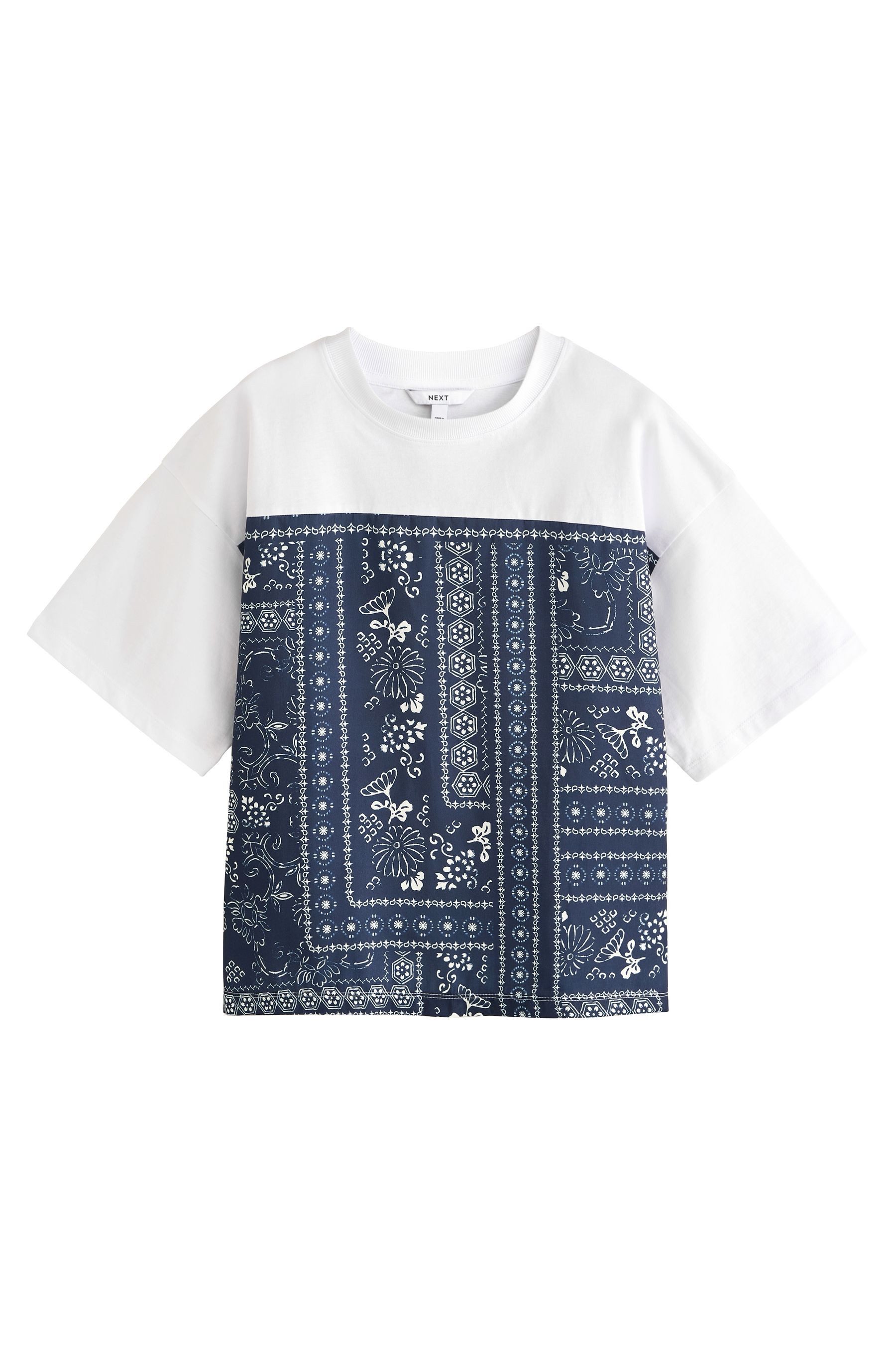 T-Shirt T-Shirt mit Bandana-Print