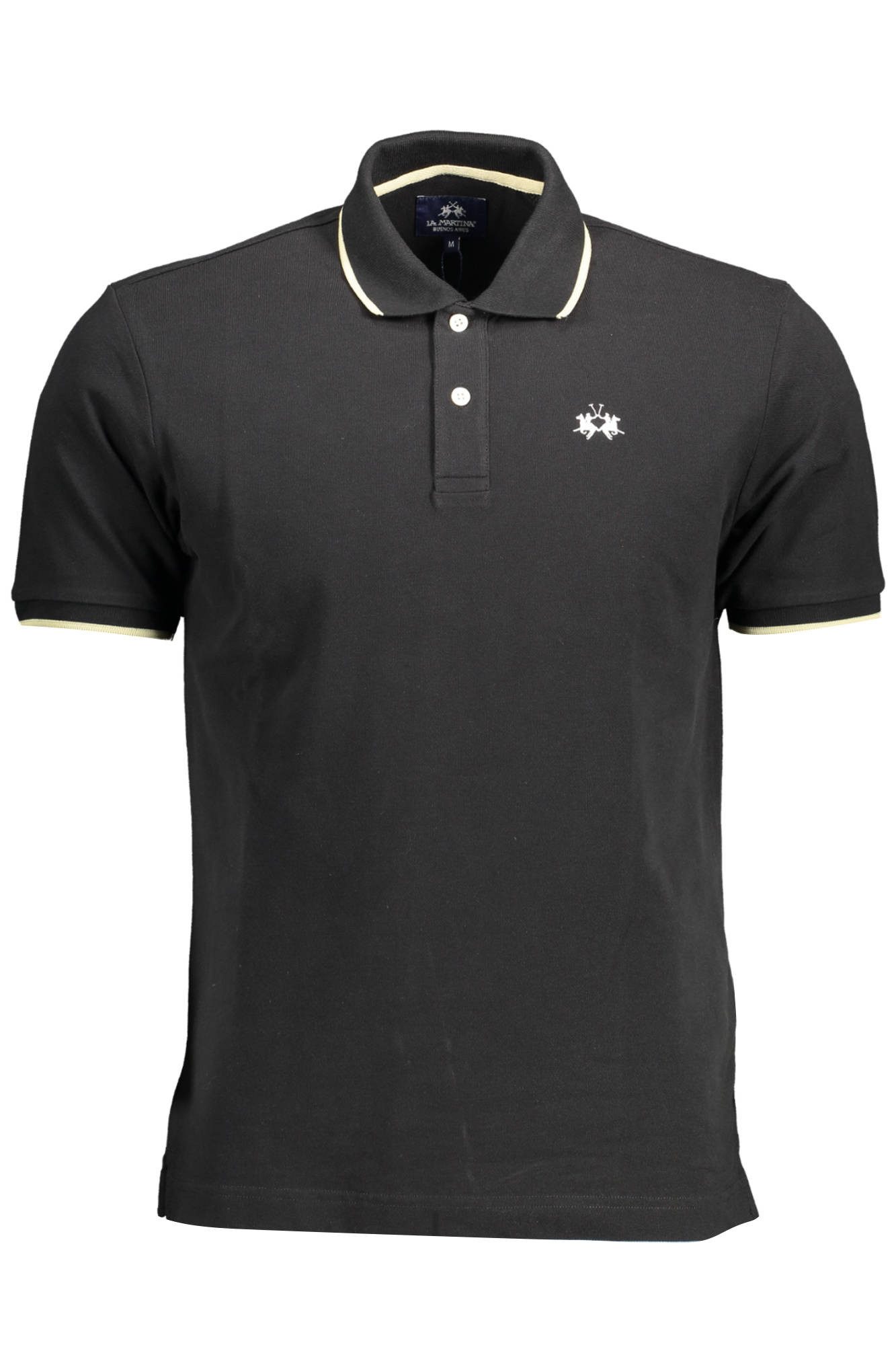 La Martina Poloshirt Herren Kurzarm-Polo Schwarz günstig online kaufen