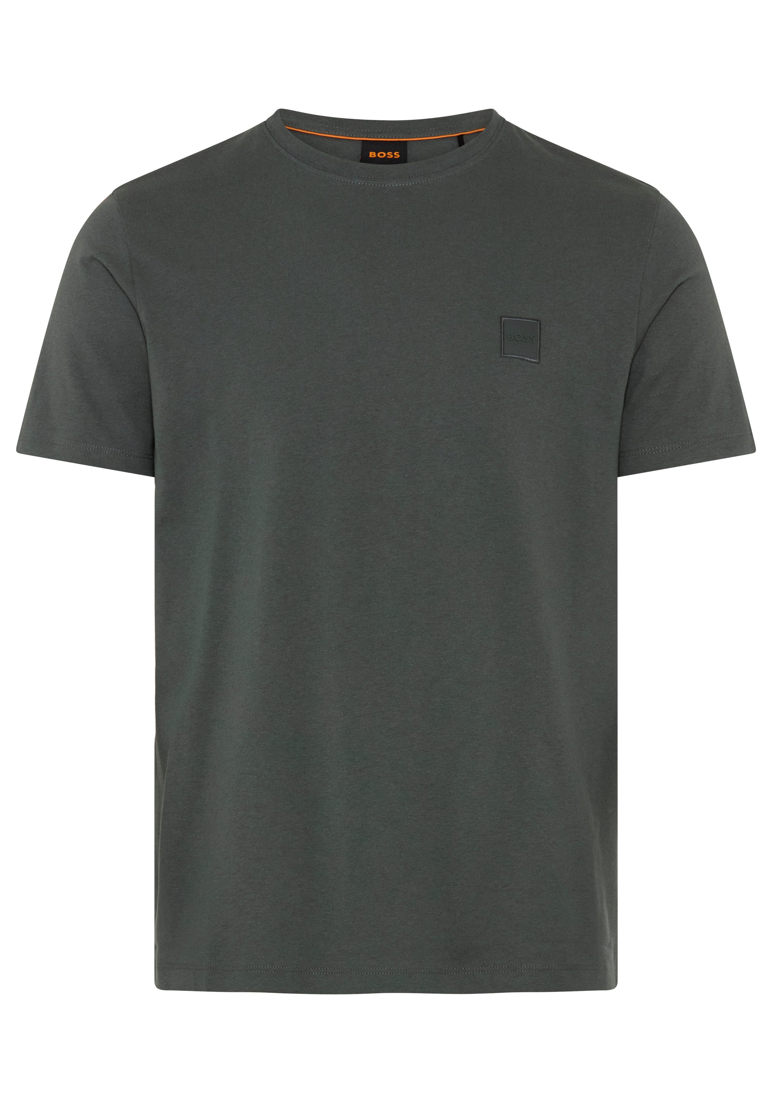 BOSS ORANGE T-Shirt Tales Regular Fit 100% Baumwolle BOSS Logo Patch Rundhals – Bild 4 von 5