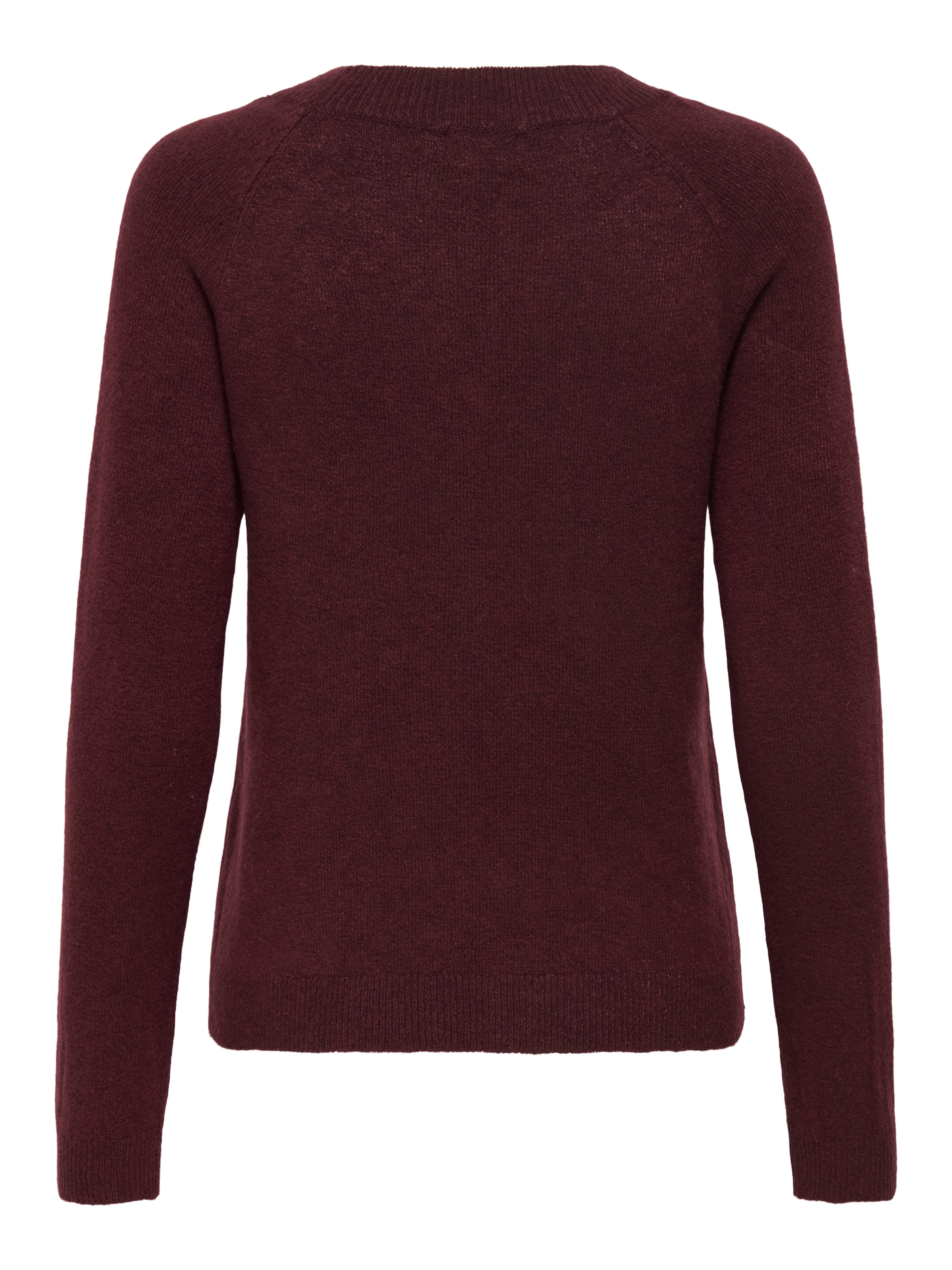 ONLY Rundhalspullover ONLRICA LIFE L/S PULLOVER KNT NOOS Materialmix, regular fit