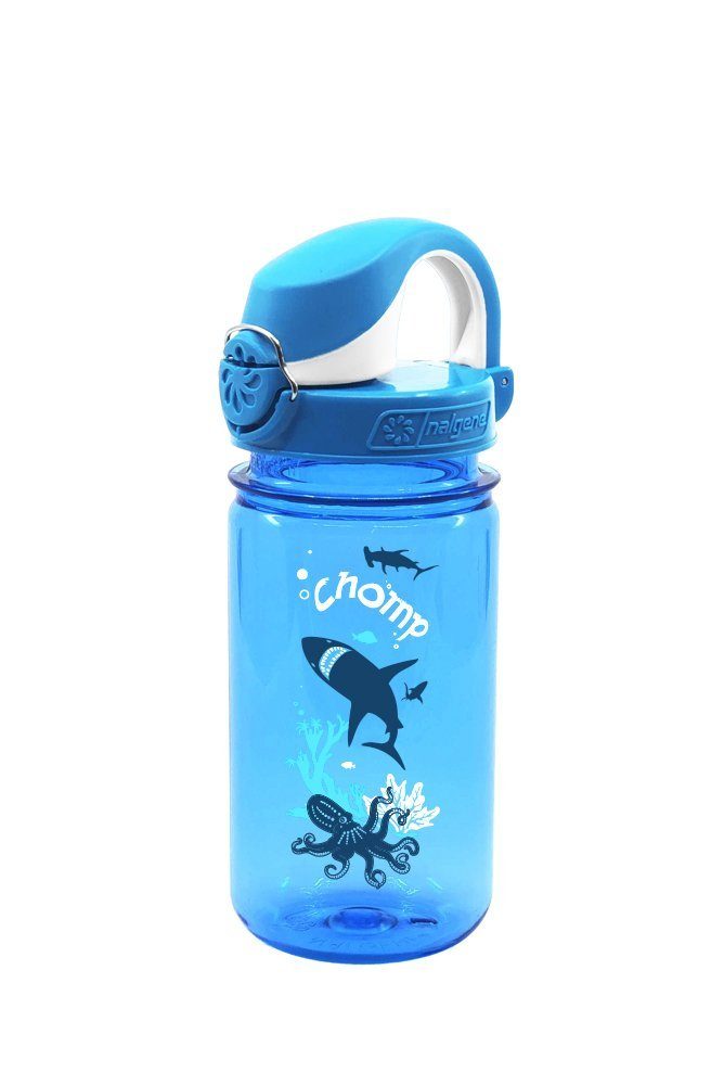 Nalgene Trinkflasche Nalgene Kinderflasche 'OTF Kids Sustain' 0,35 L blau Chomp