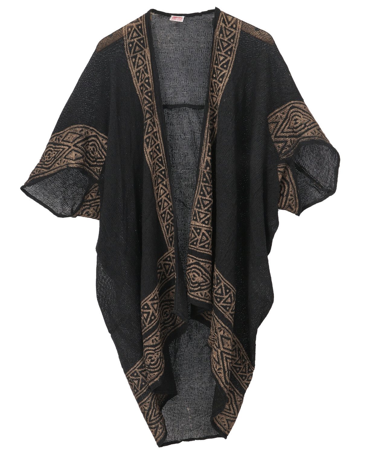 Guru-Shop Langjacke Offener Boho Cardigan, plus günstig online kaufen
