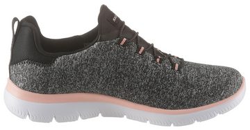 Skechers Summits-Quick Getaway Slip-On Sneaker Slipper, Freizeitschuh, Komfortschuh mit Gummiband