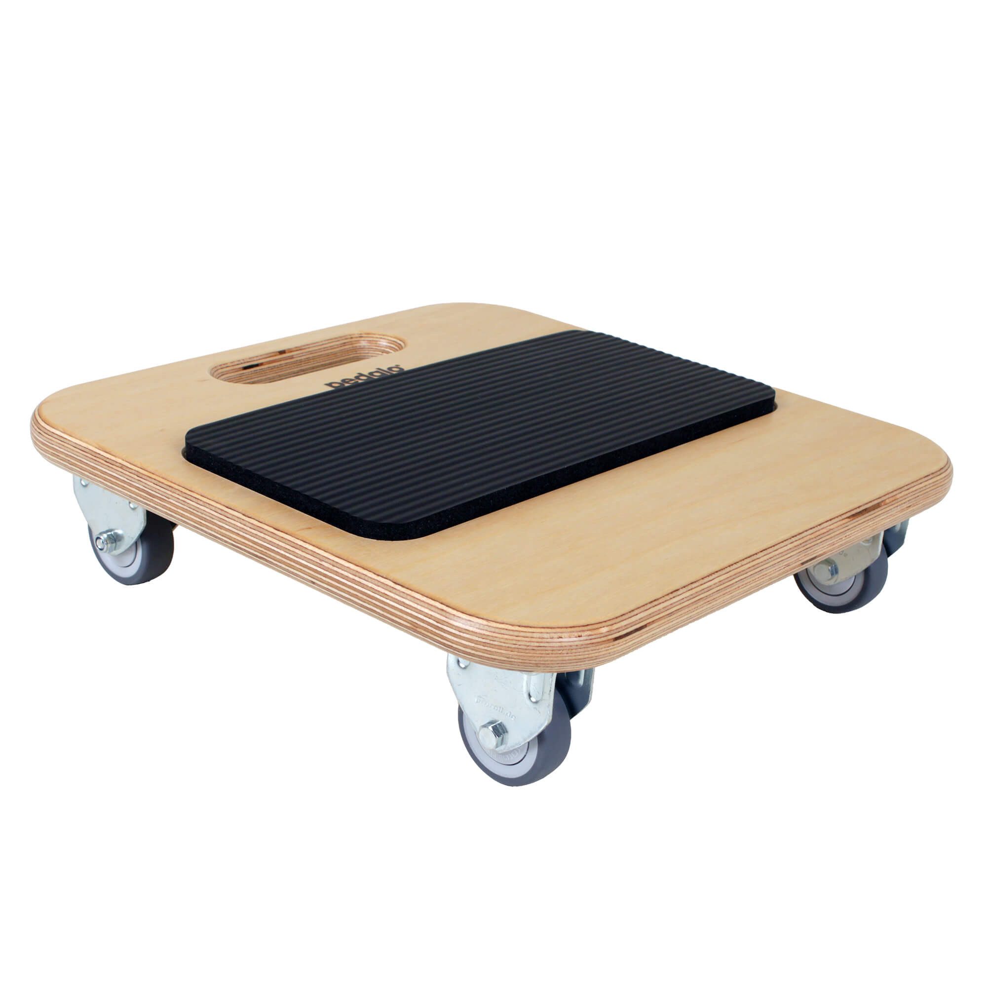 pedalo® Тренажер для ног Beintrainer, Oberschenkel, Harmstring und Adduktoren kräftigen, dehnen (Stück, Polster austauschbar), Mit Polster, Rollen Bockrollen, Grifflasche für Widerstandsband