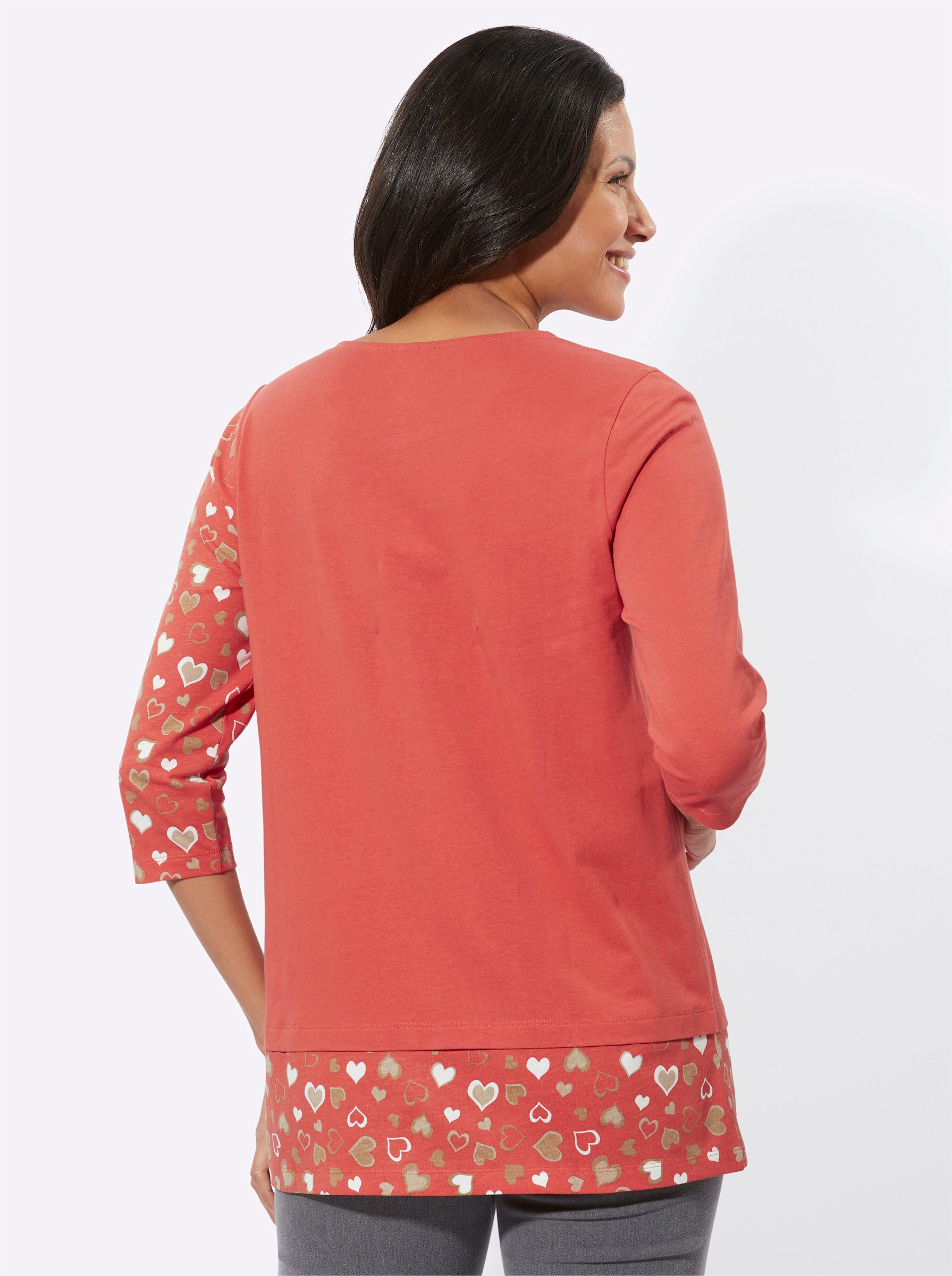 Sieh an! T-Shirt Longshirt 3/4-Arm günstig online kaufen