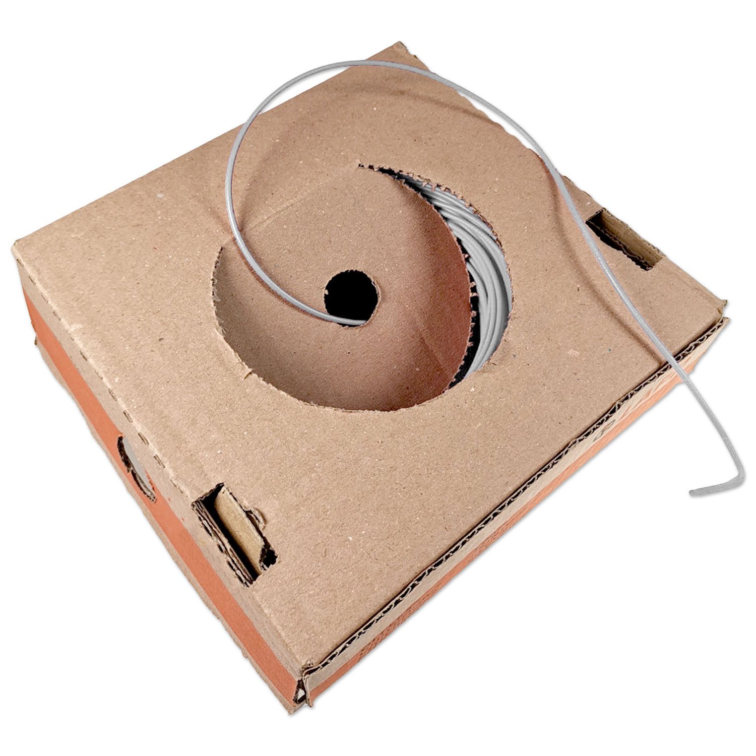Impulse Innovation Kabel, 1-Adrig, H05V-K, 1x0,75mm², Weiß, 100m Rolle Stromkabel