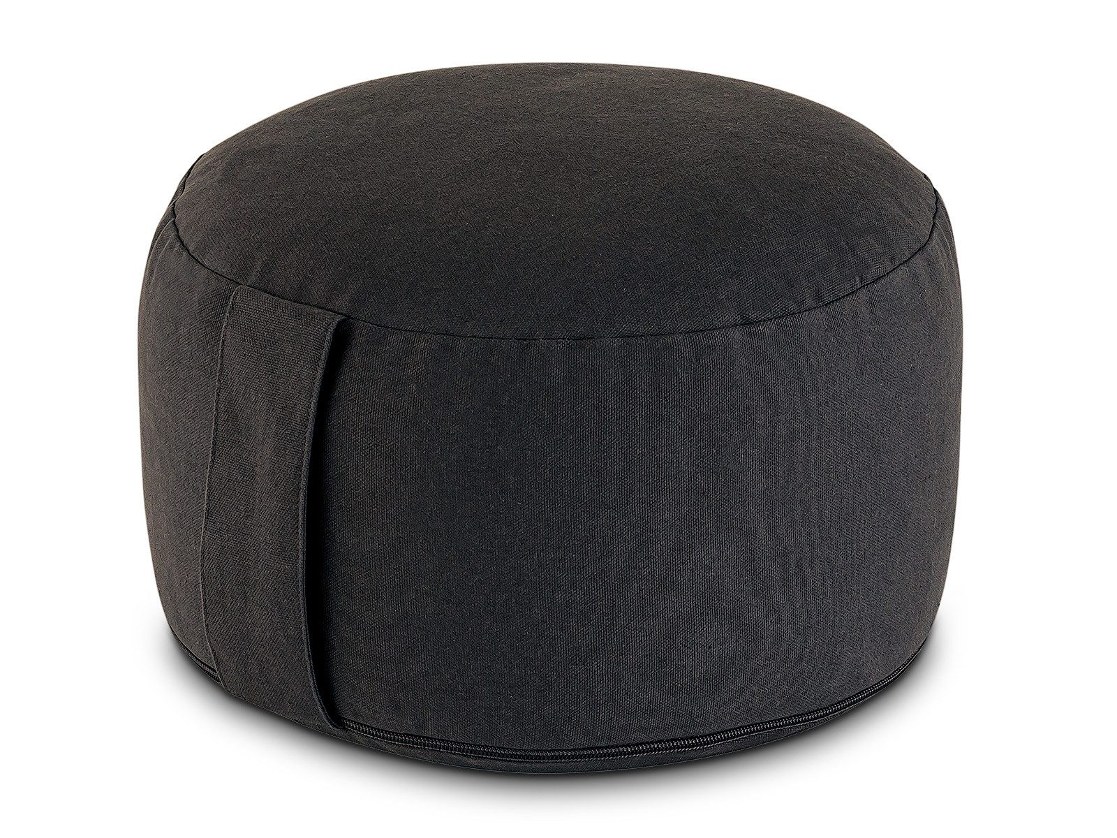 Amagohome Yogakissen Yogakissen Meditationskissen Augenkissen Sitzkissen rund ø31xH20cm Bez