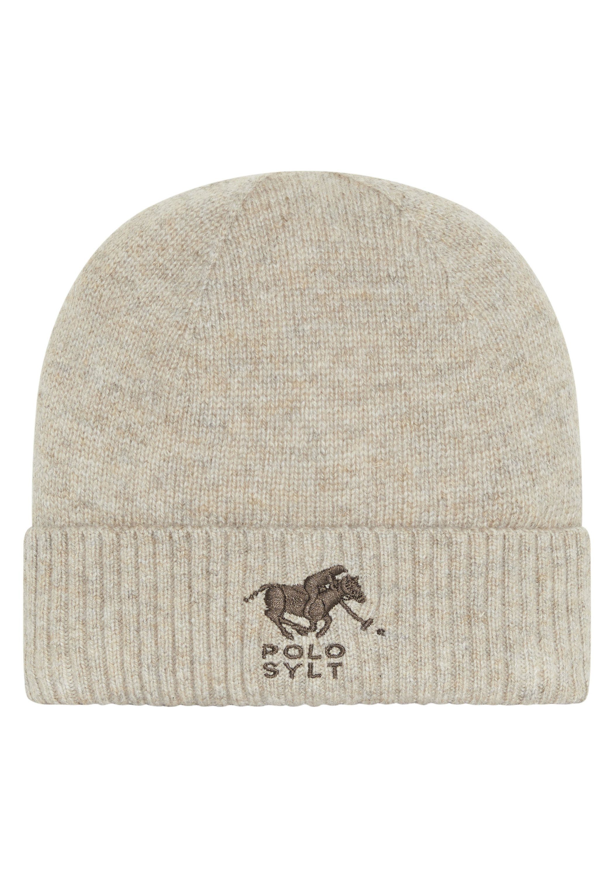 Polo Sylt Beanie mit gesticktem Label-Symbol günstig online kaufen