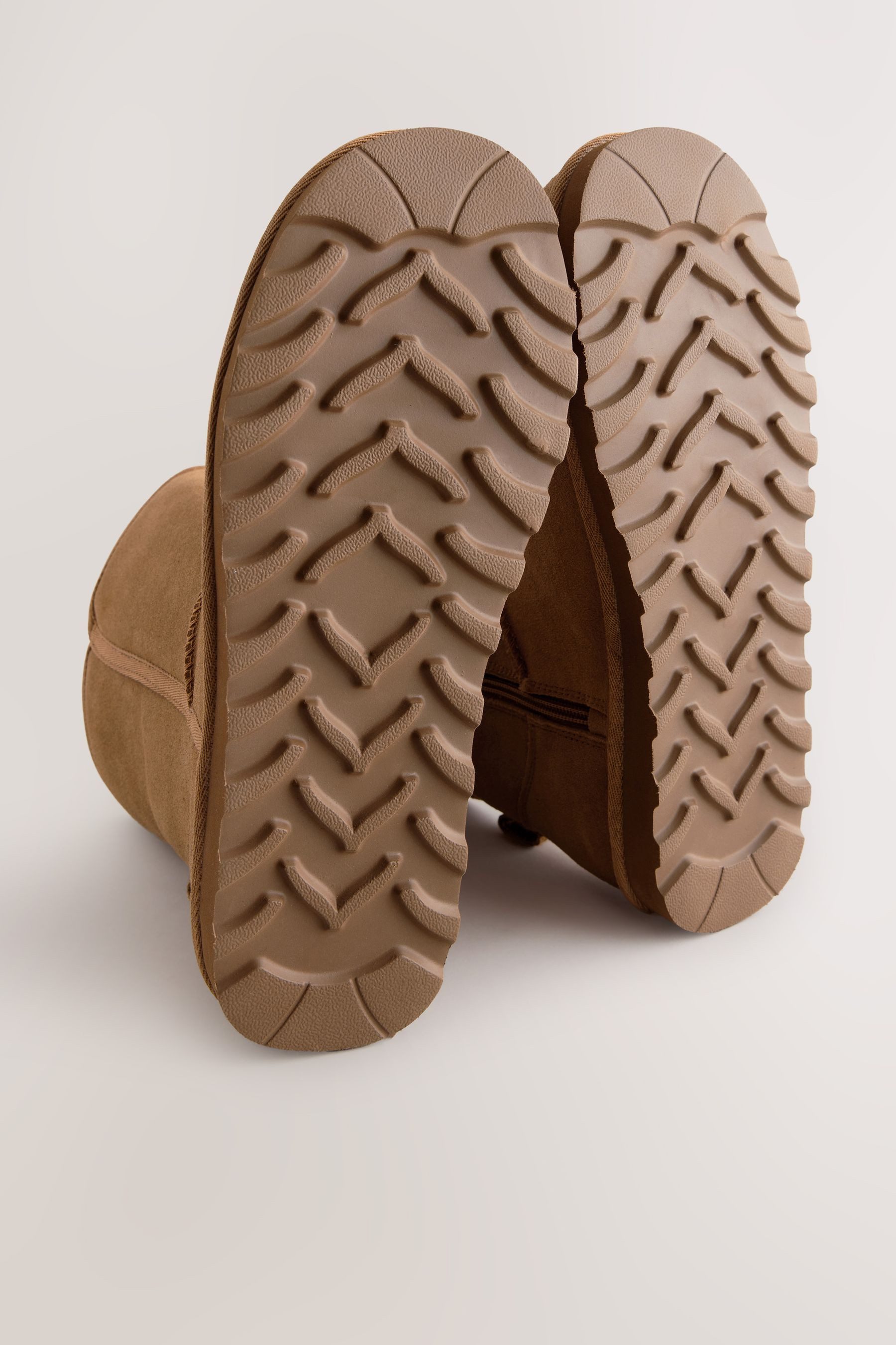 Next Mittelhoher Stiefel mit Futter aus Kunstfell Stiefel (1-tlg)
