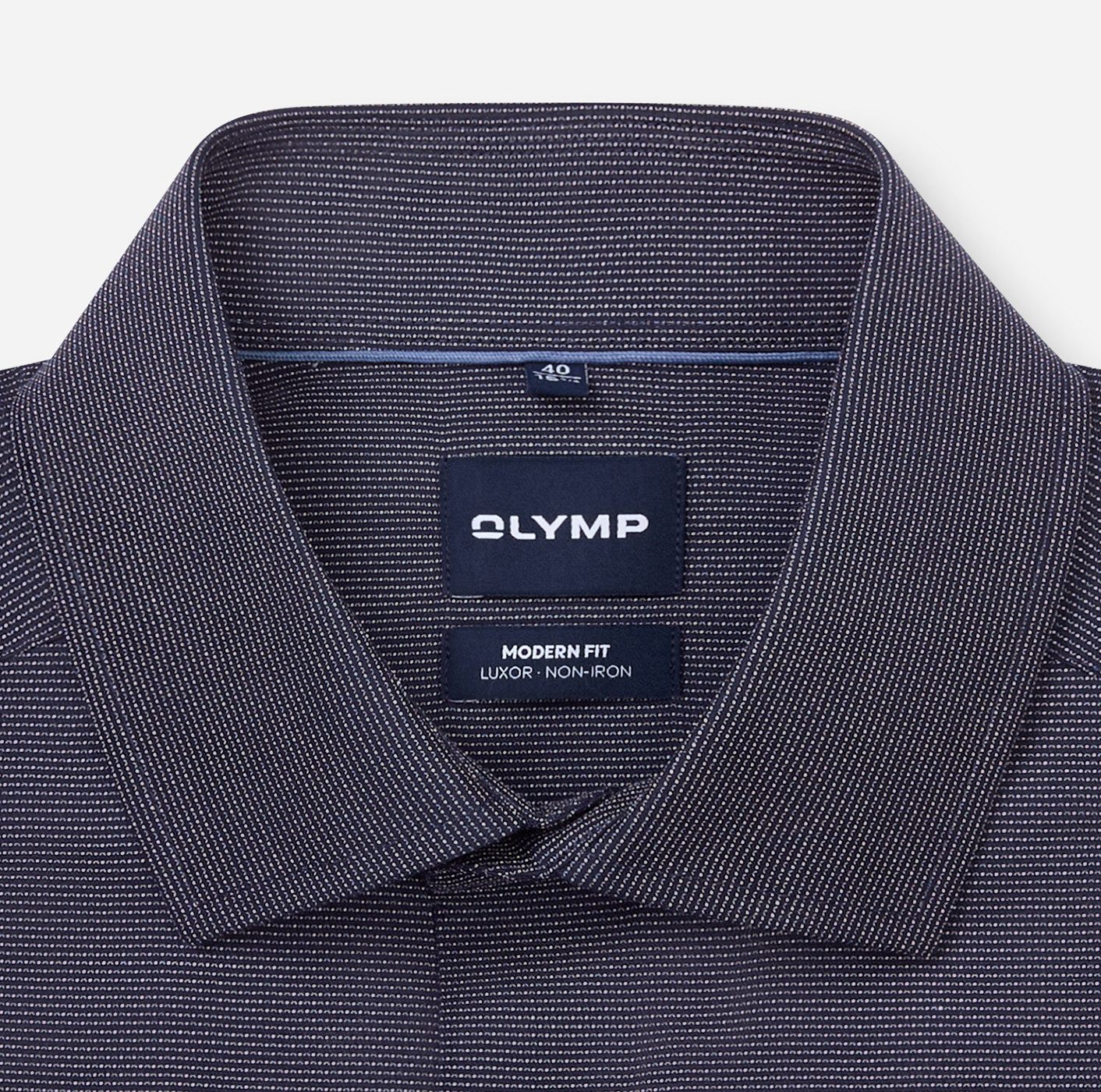 OLYMP Businesshemd Luxor modern fit ganz feine Struktur – Bild 5 von 5