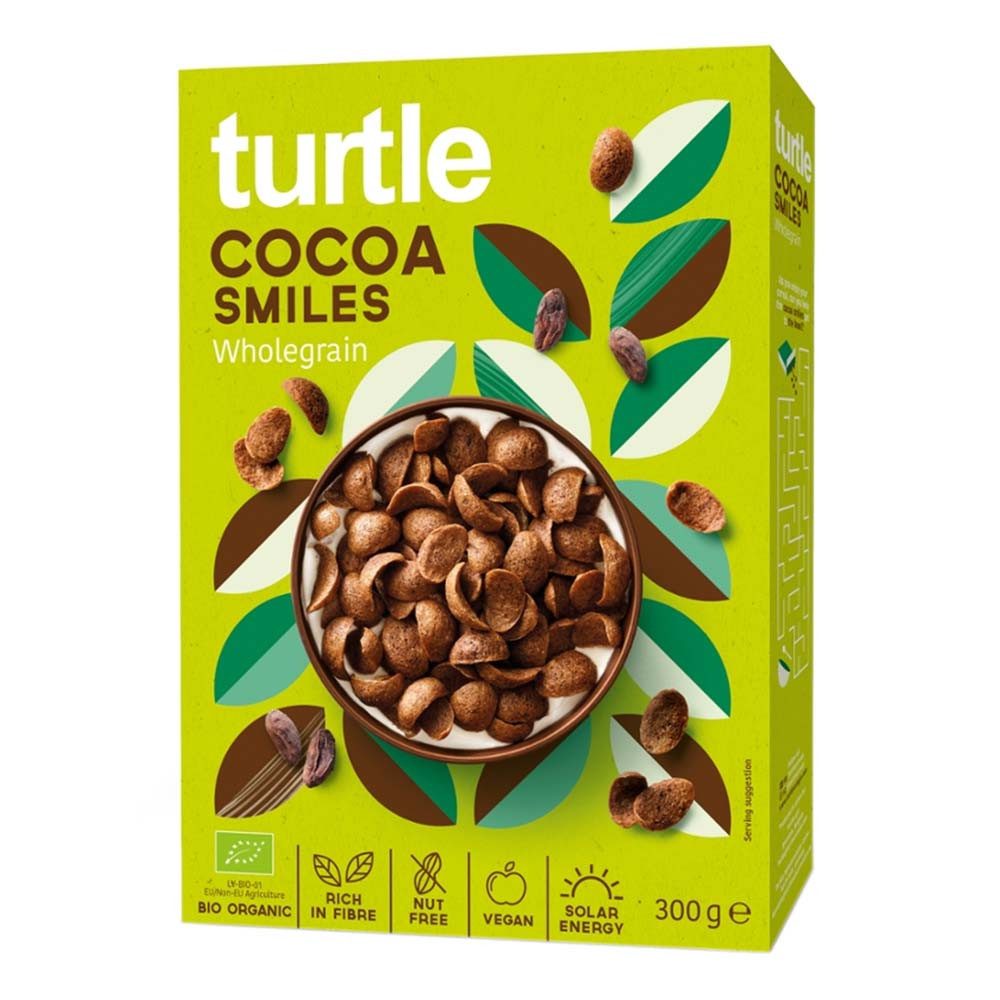 TURTLE Cerealien Cocoa Smiles - Vollkorn-Cerealien mit Kakao 300g