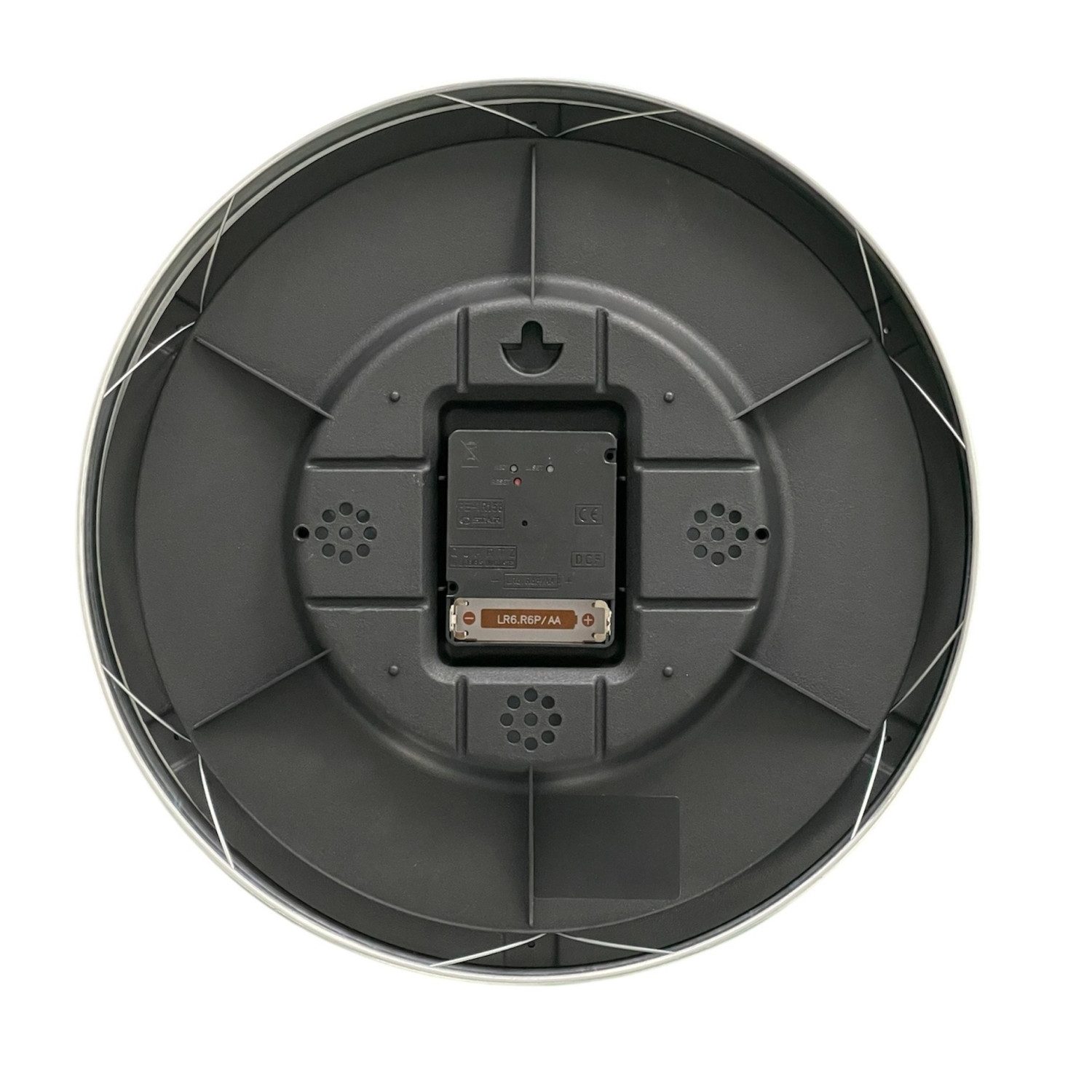 WENKO Funkwanduhr Funk Wanduhr Büro Funkuhr Geräuschlos Luftfeuchtigkeit Te günstig online kaufen