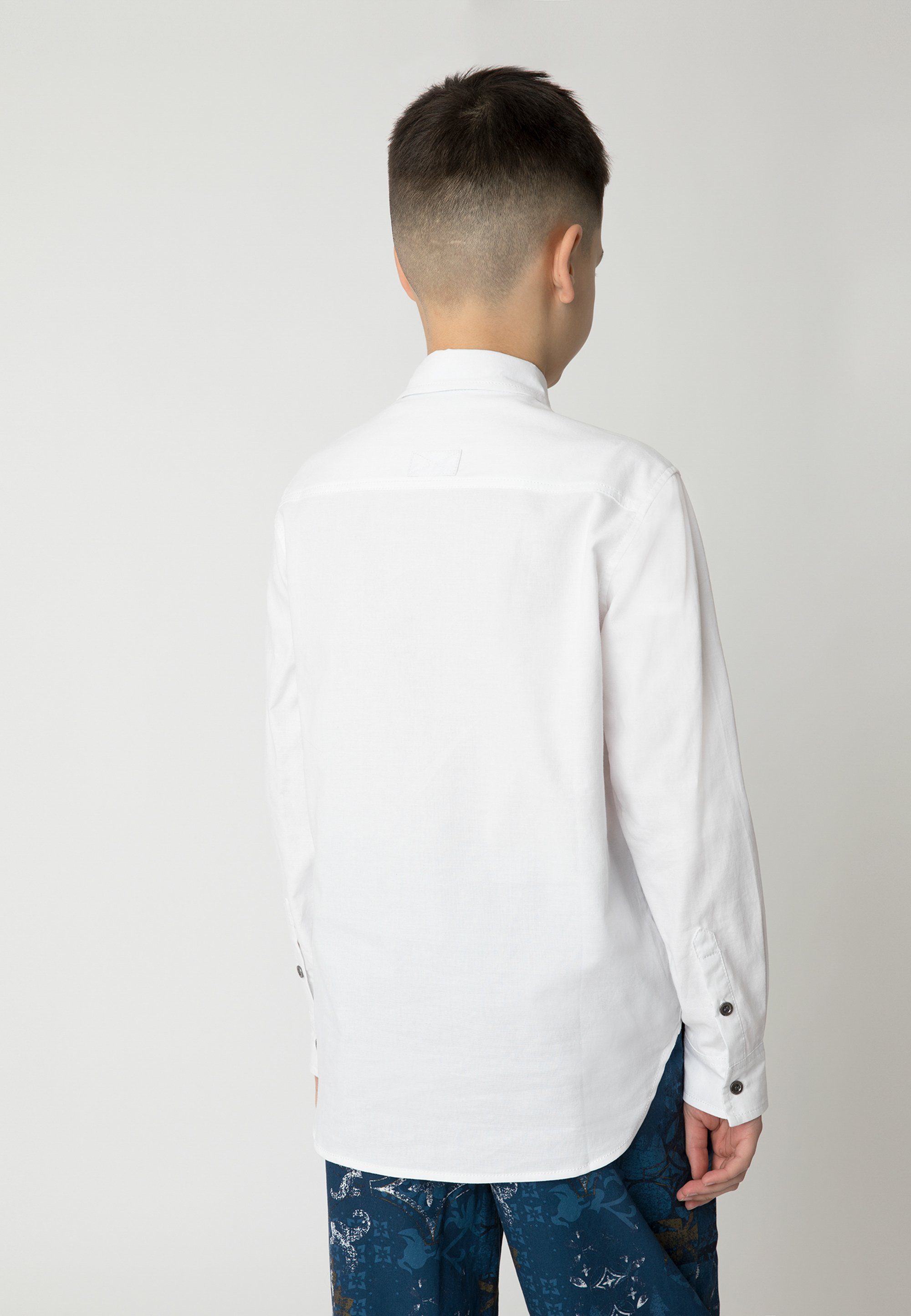 Taschen Langarmhemd Gulliver mit asymmetrischen