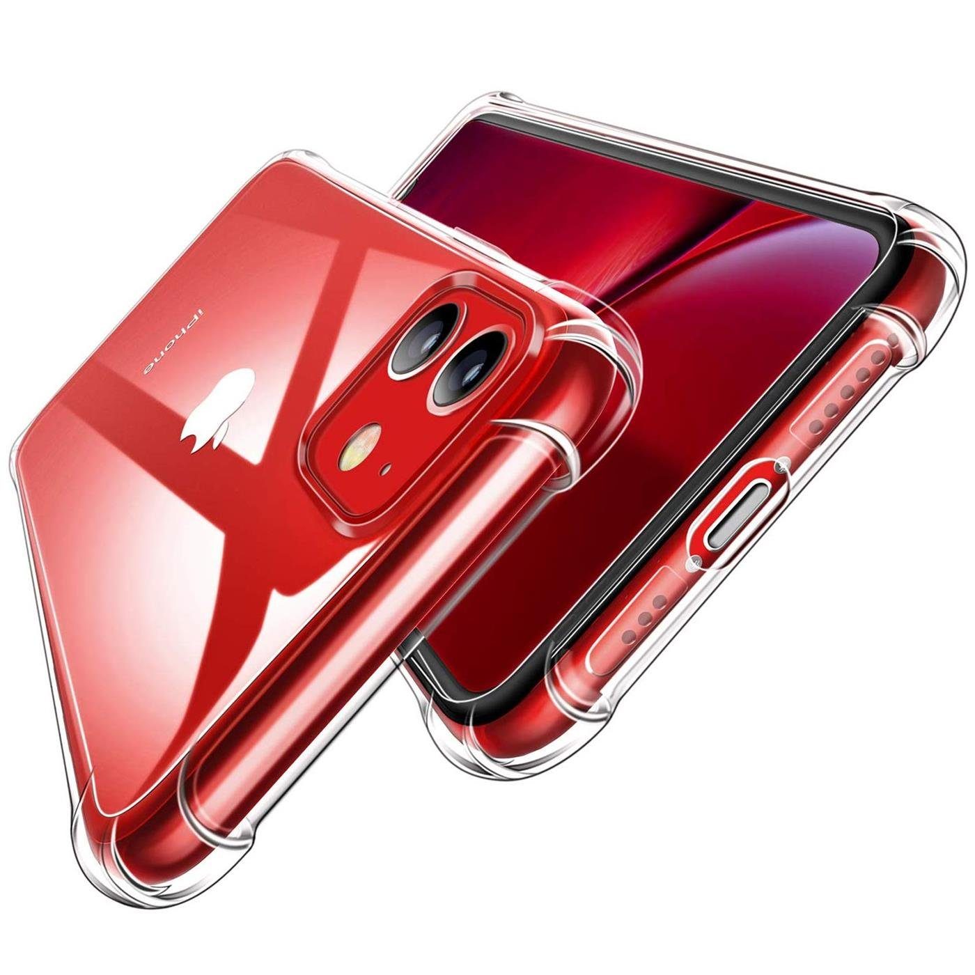 CoolGadget Handyhülle Anti Shock Rugged Case für Apple iPhone 11 6,1 Zoll, Slim Cover Kantenschutz Schutzhülle für iPhone 11 Hülle Transparent – Bild 4 von 5