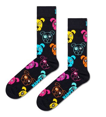 Happy Socks Socken Classic Dog Socks (Packung, 2-Paar) Dog & Thumbs Up Socks