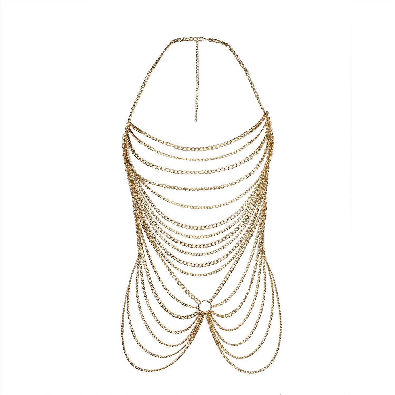 YRIIOMO Kettengürtel Elegante Damen Bikini Kette günstig online kaufen